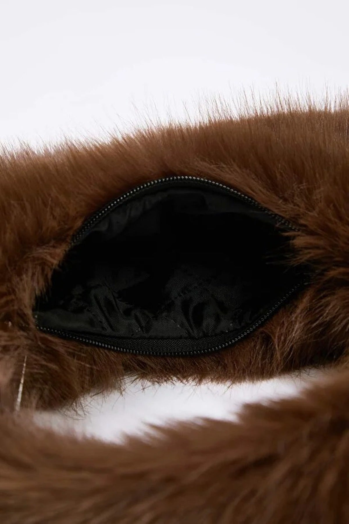 Faux Fur Women's Hand and Shoulder Bag