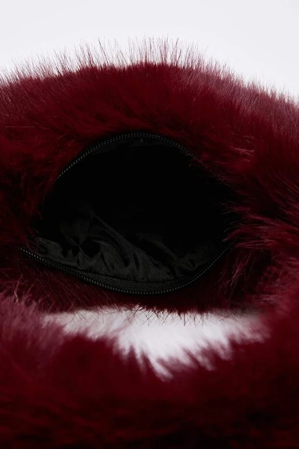 Faux Fur Women's Hand and Shoulder Bag
