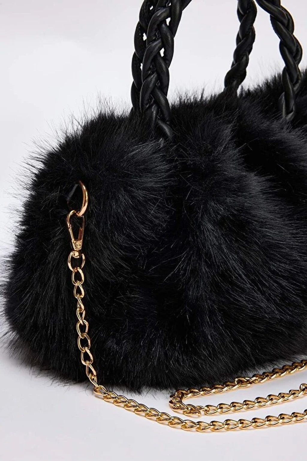Fur Women's Shoulder and Handbag