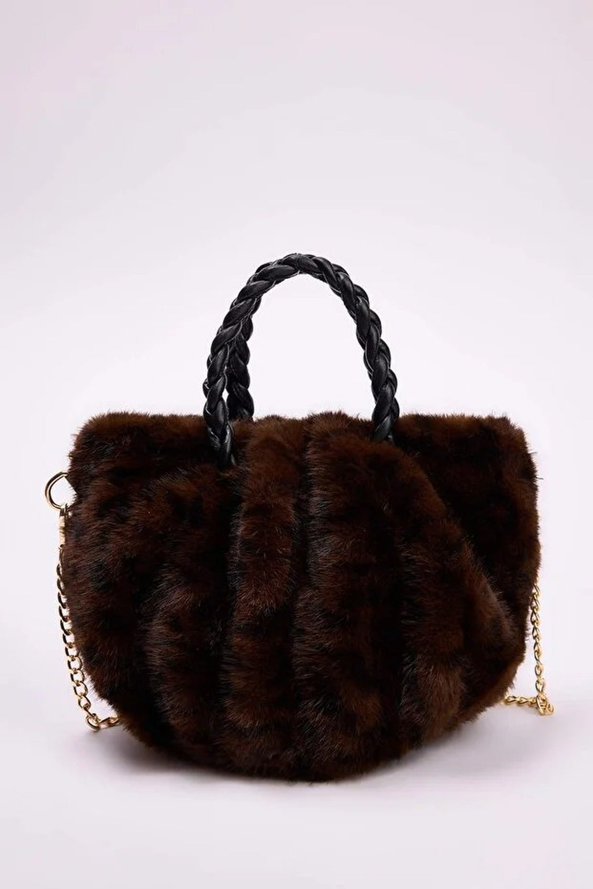 Fur Women's Shoulder and Handbag