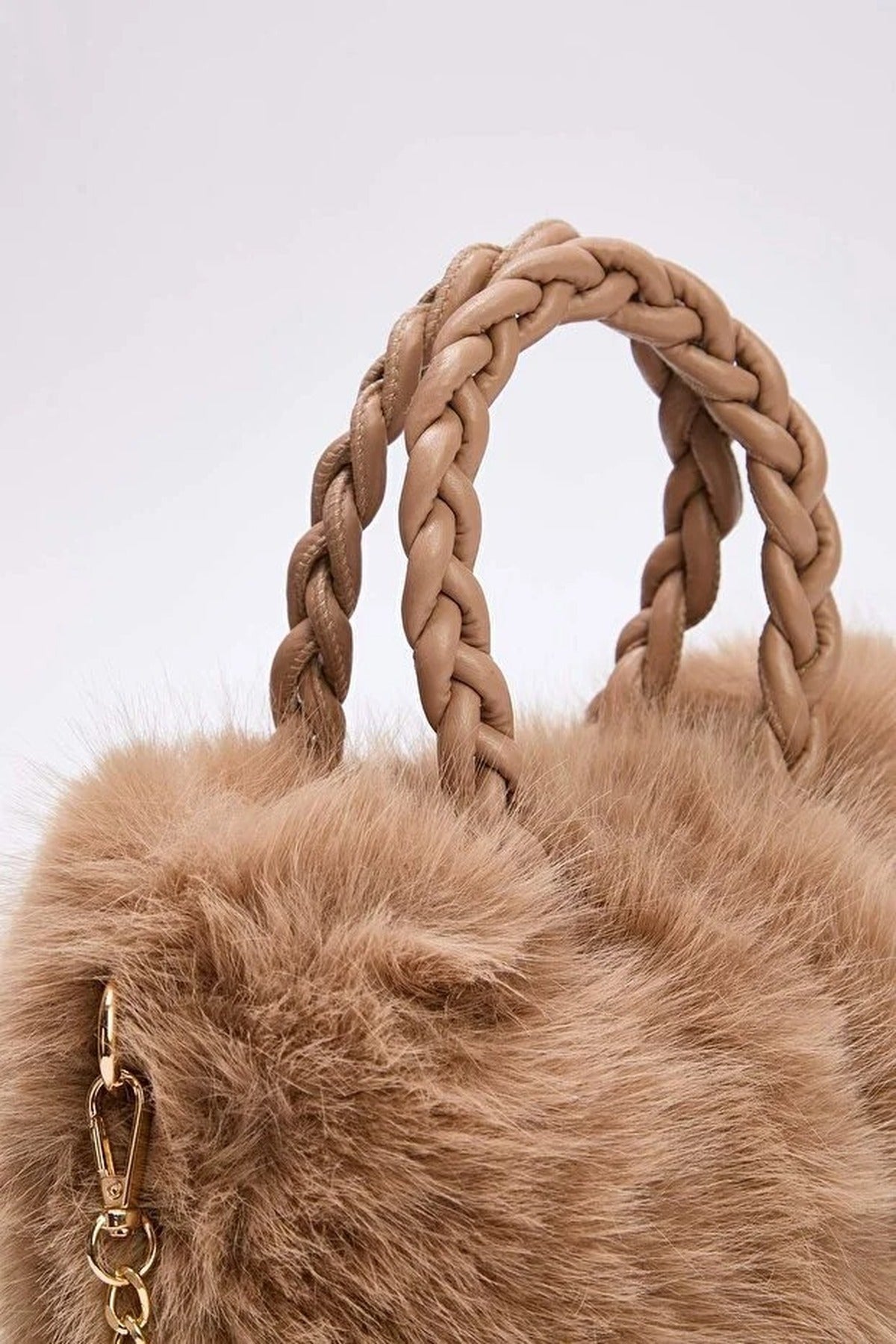 Fur Women's Shoulder and Handbag