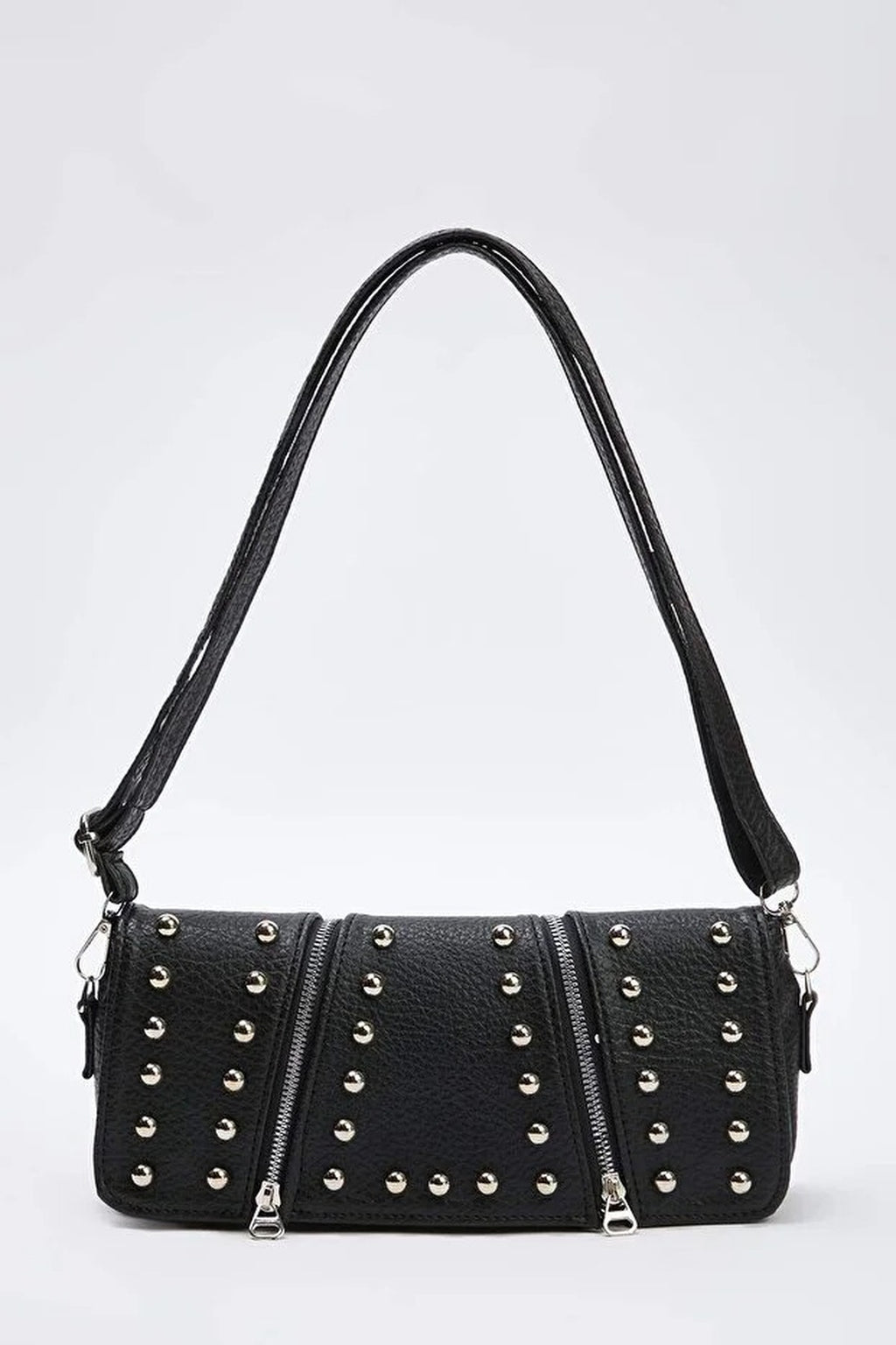 Women's Mini Shoulder Bag with Troc Details