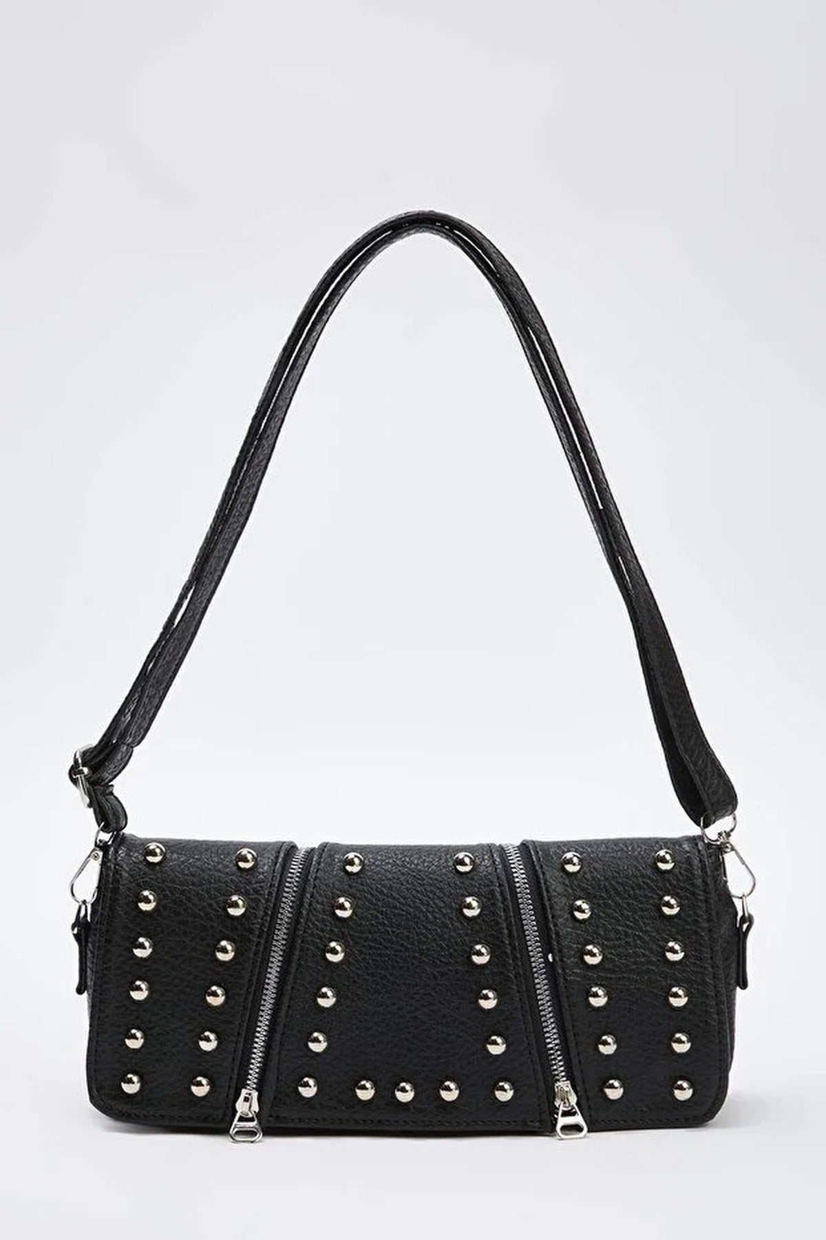 Women's Mini Shoulder Bag with Troc Details