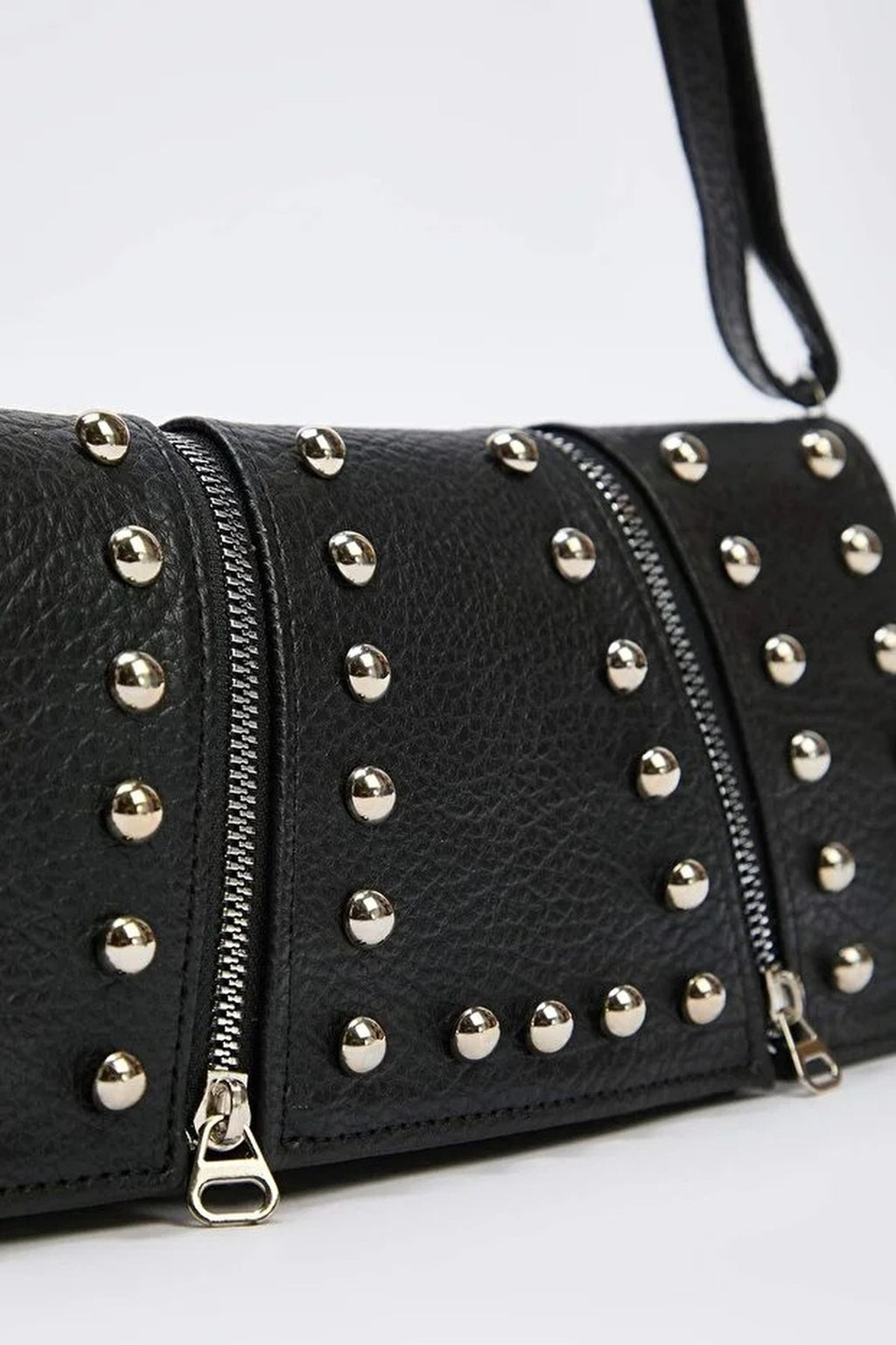 Women's Mini Shoulder Bag with Troc Details