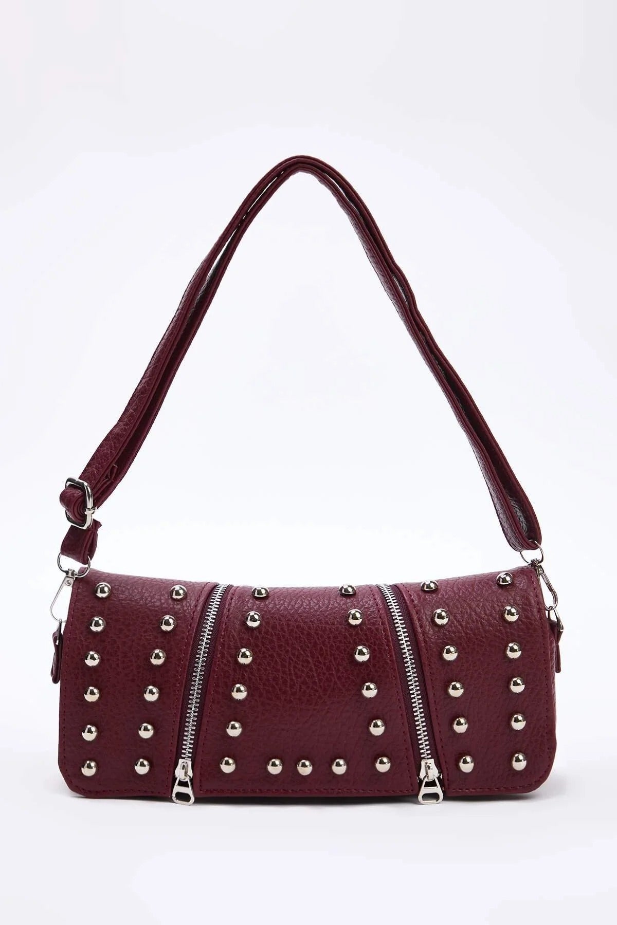 Women's Mini Shoulder Bag with Troc Details