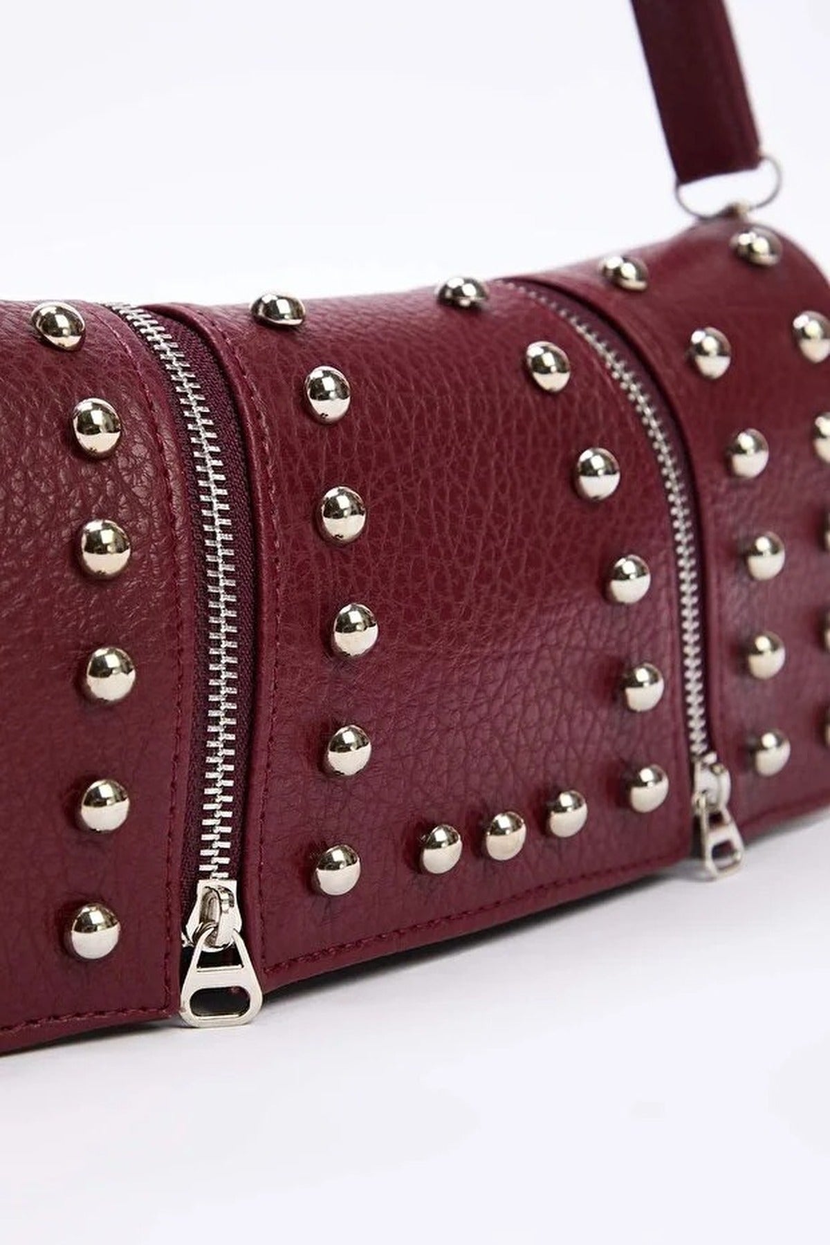 Women's Mini Shoulder Bag with Troc Details