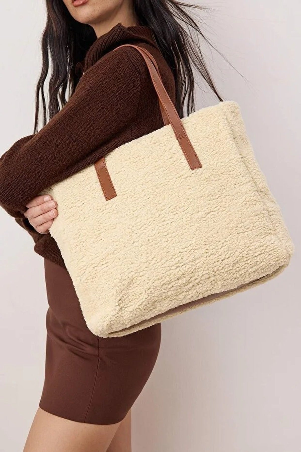 Plush Maxi Tote Women's Shoulder Bag