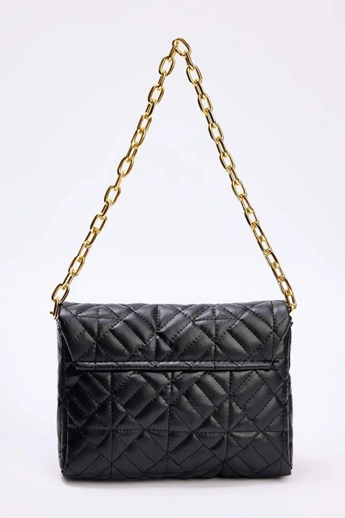 Quilted Chain Strap Hand and Shoulder Bag