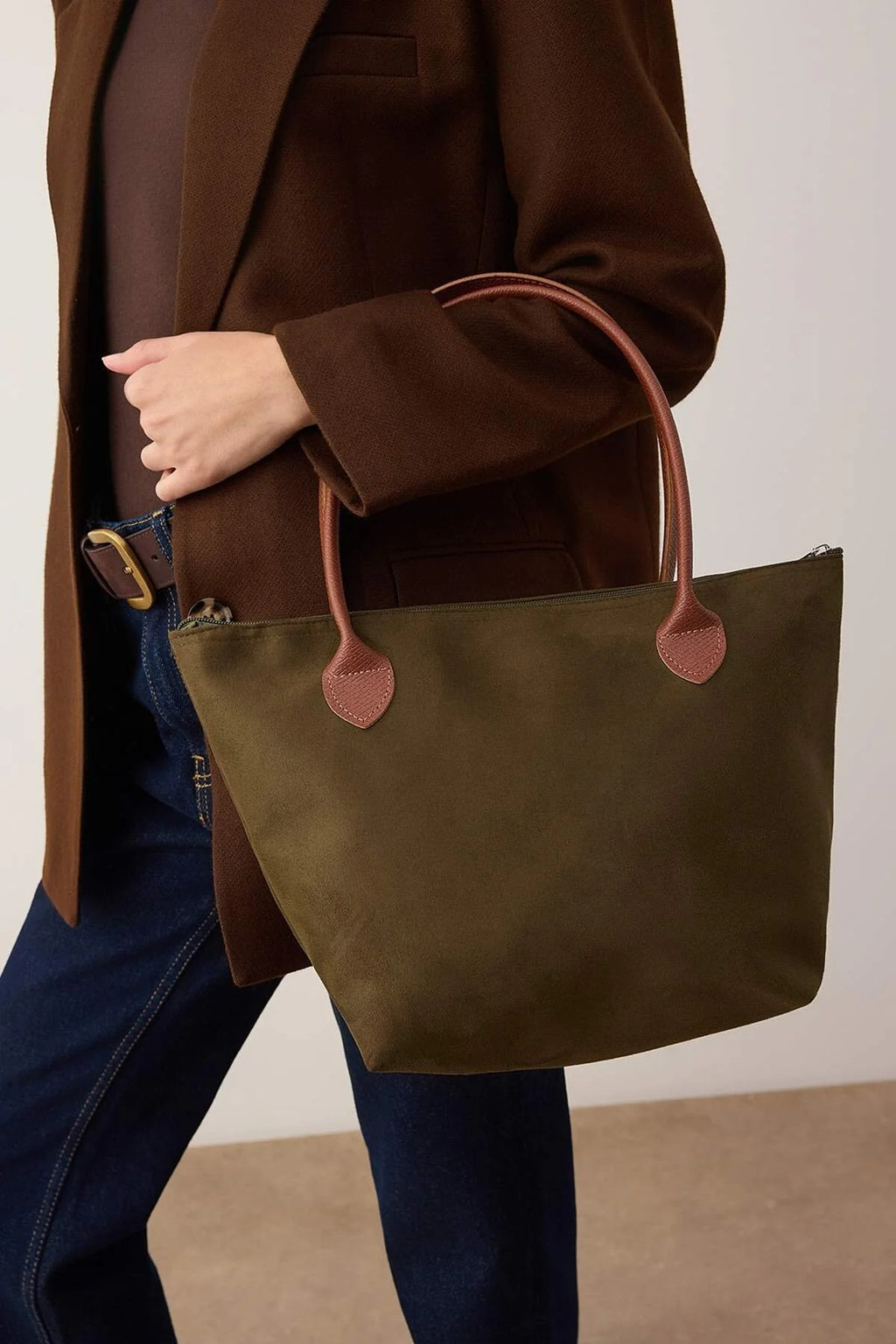 Suede Maxi Women's Tote Shoulder Bag