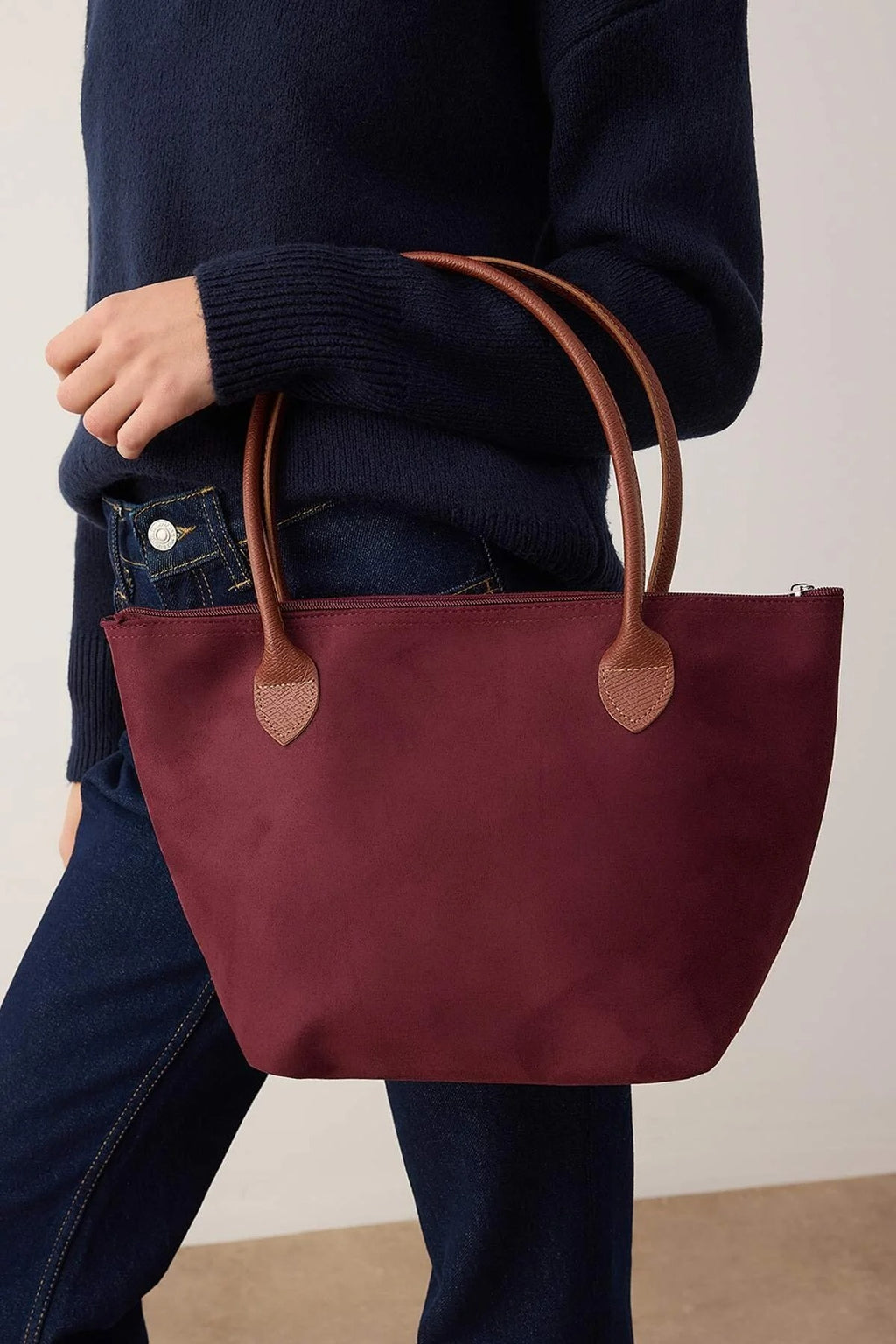 Suede Maxi Women's Tote Shoulder Bag