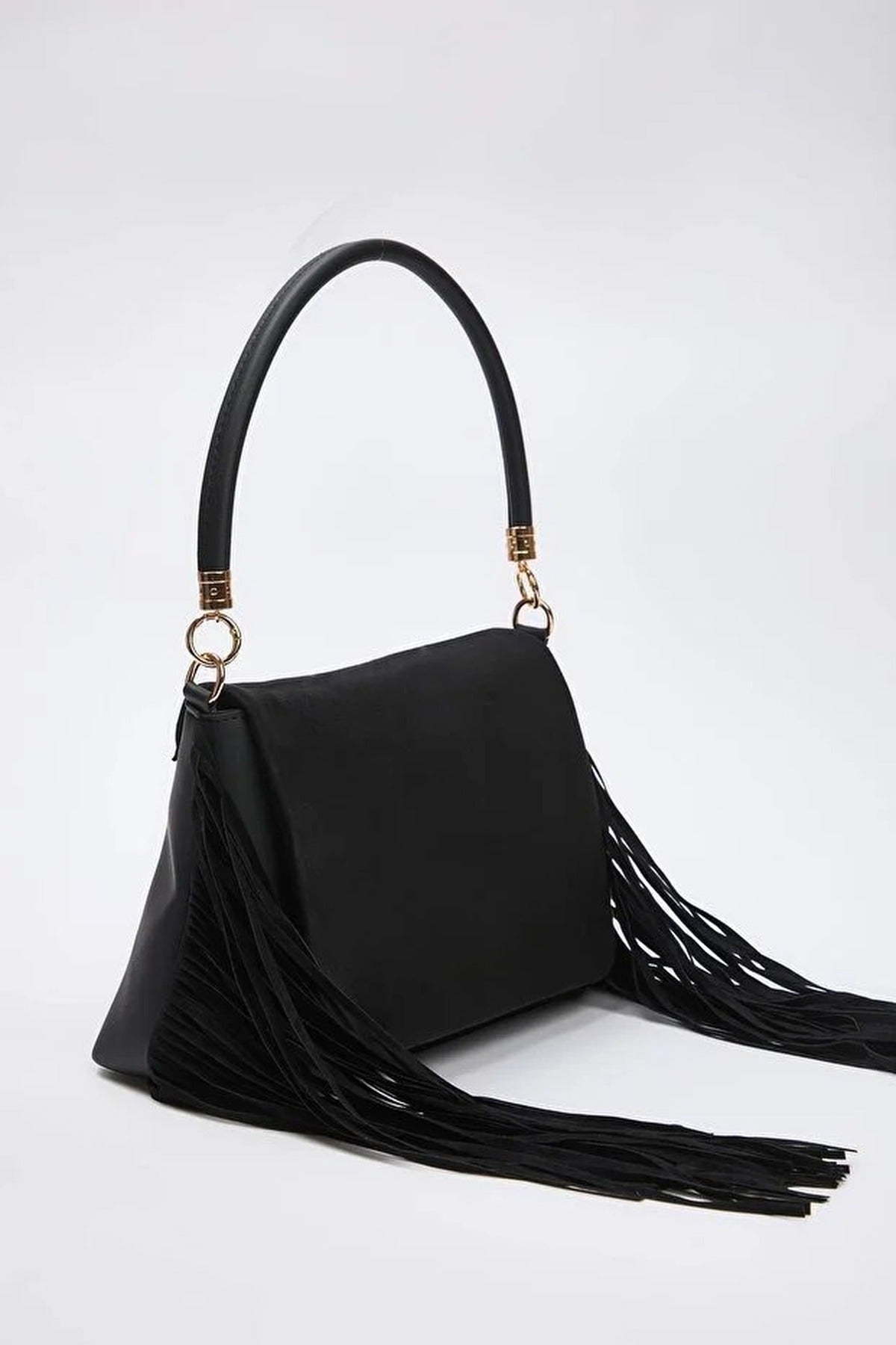 Women's Shoulder and Handbag with Tassel Detail