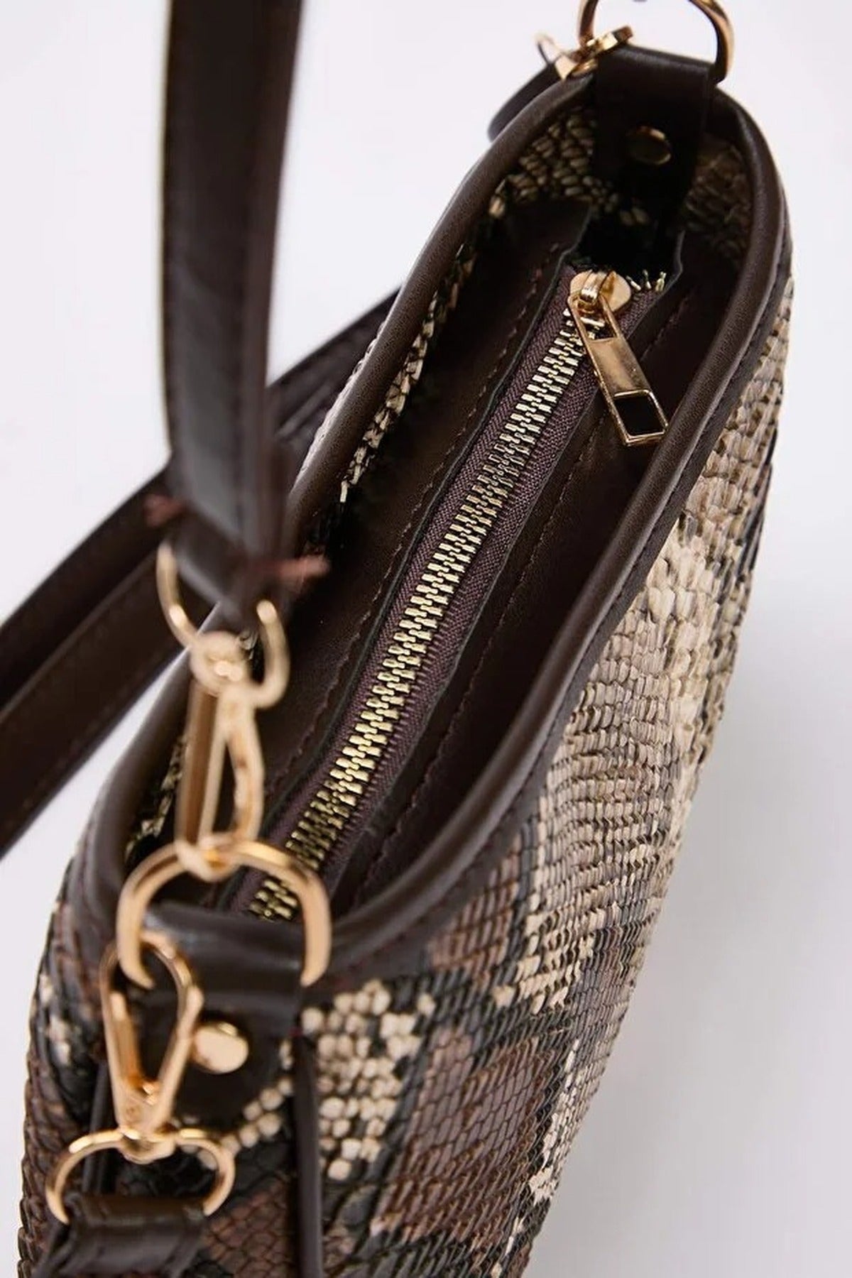 Snake Pattern Women's Mini City Shoulder Bag