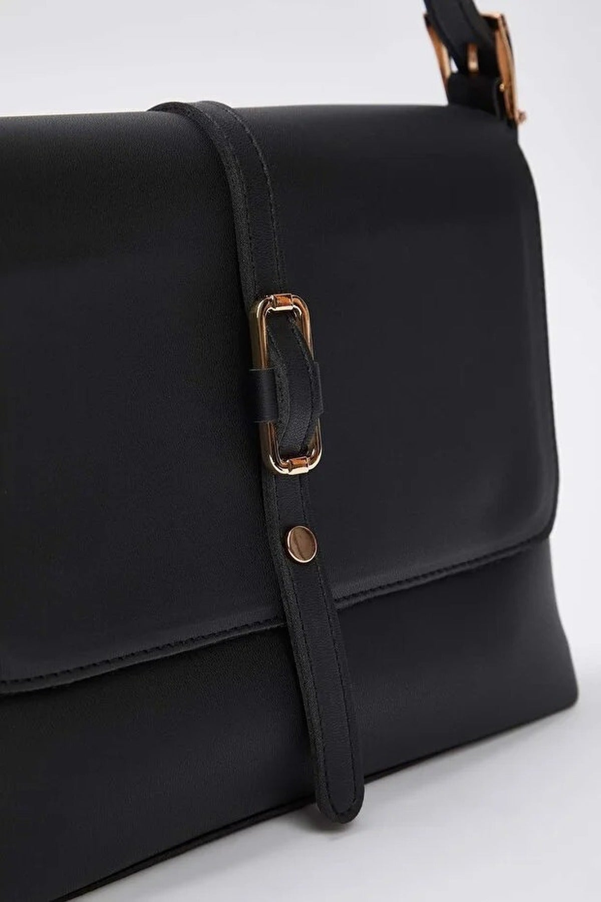 Women's Mini City Shoulder Bag with Metallic Details