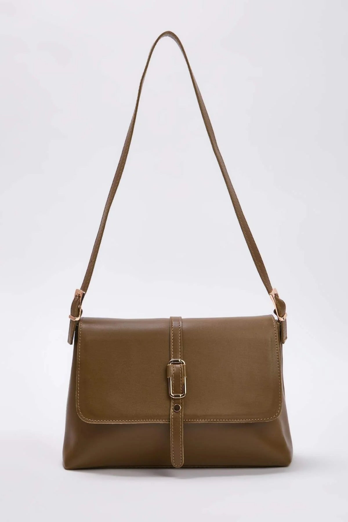 Women's Mini City Shoulder Bag with Metallic Details