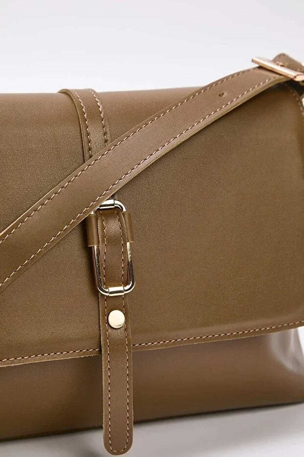 Women's Mini City Shoulder Bag with Metallic Details