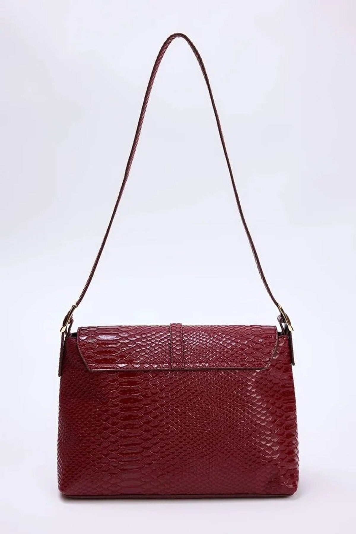 Women's Mini City Shoulder Bag with Metallic Details