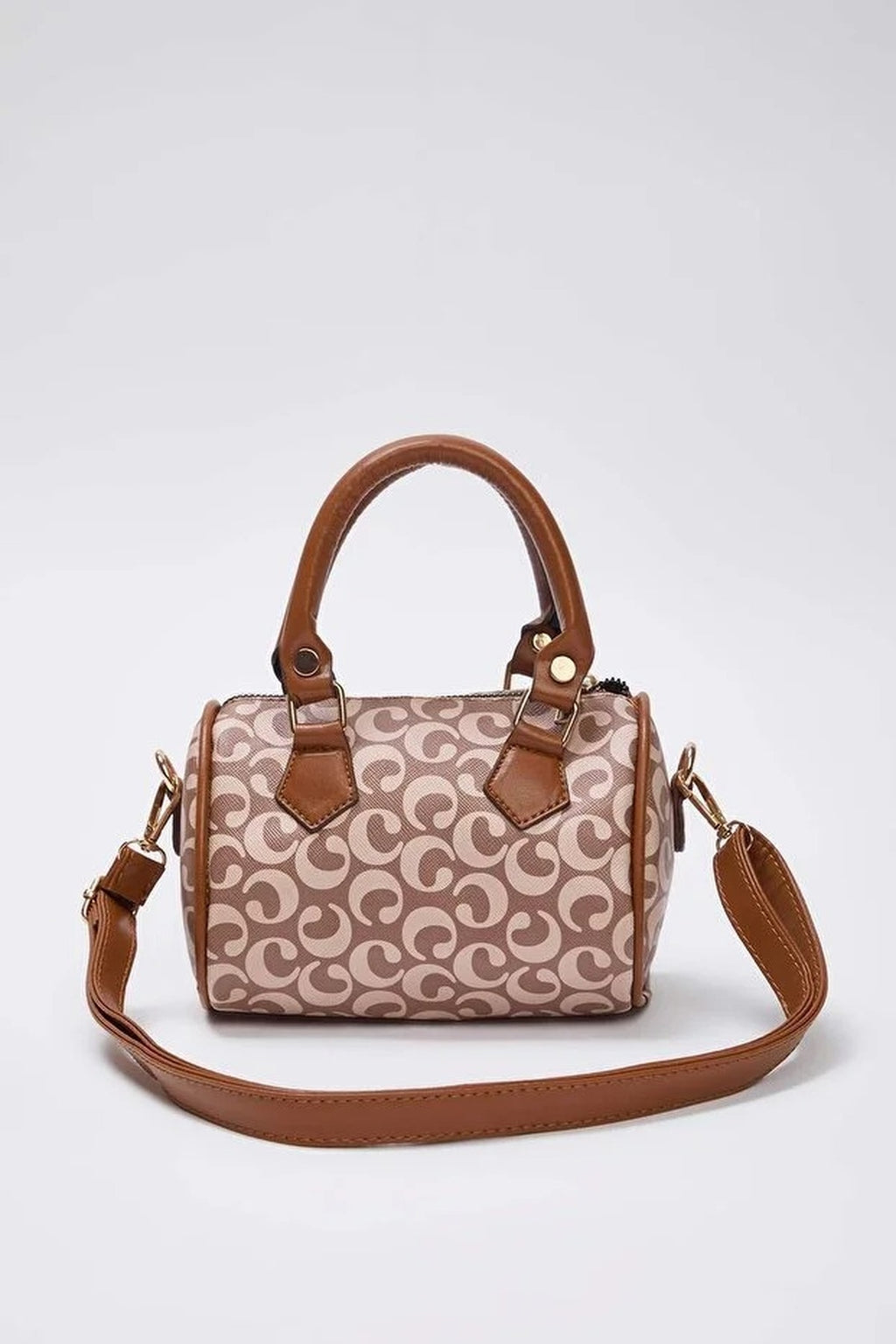 Patterned Adjustable Strap Women's Mini City Shoulder Bag