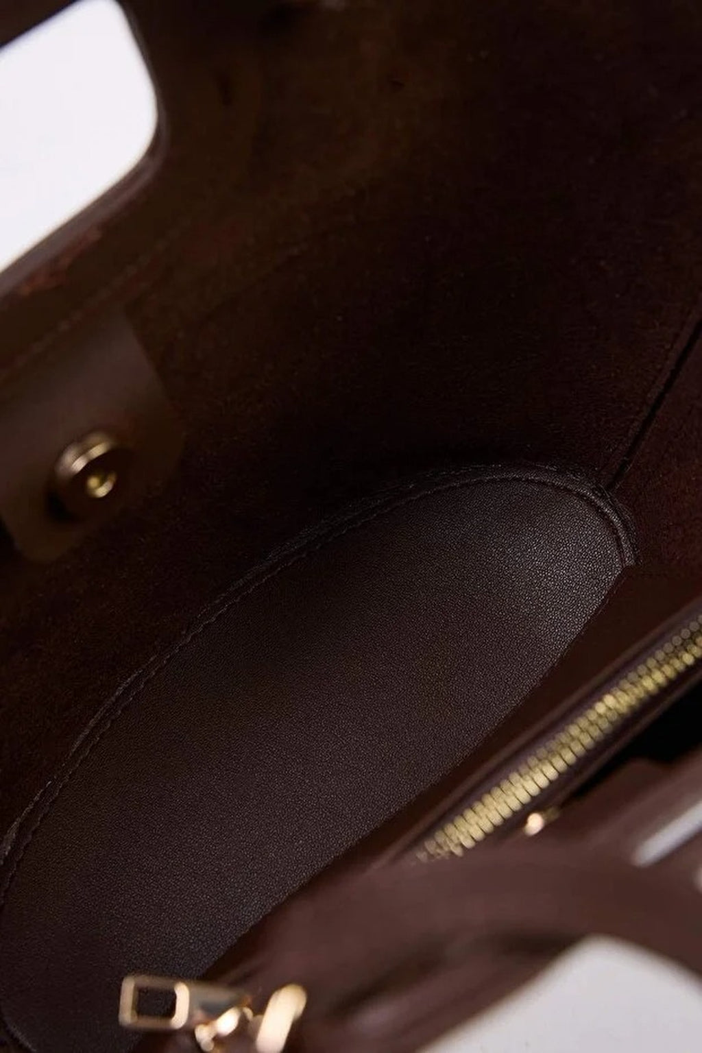 Stitch Detail Dual-Use Bucket Hand and Shoulder Bag