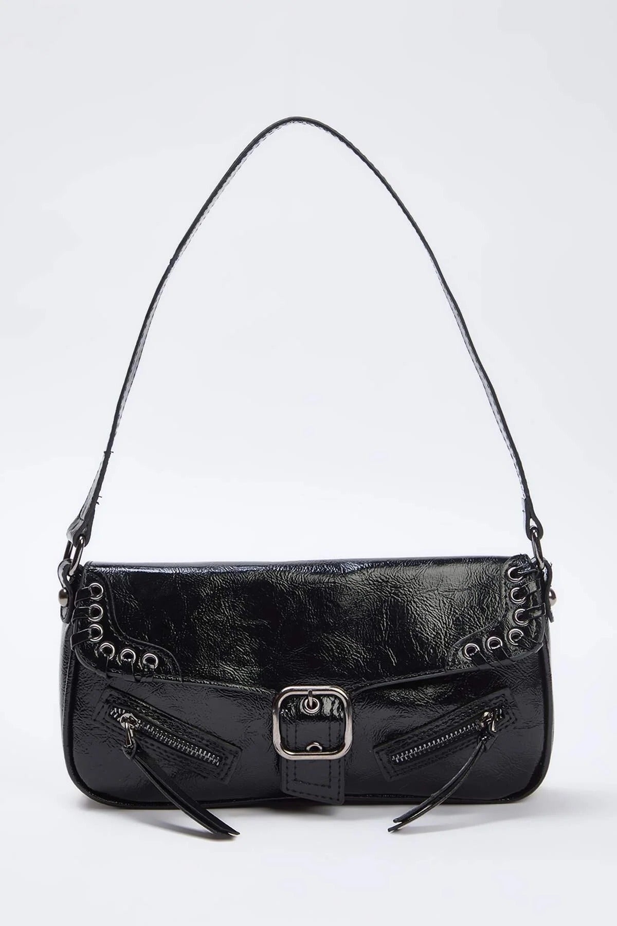 Eyelet Detail Mini Women's City Hand and Shoulder Bag