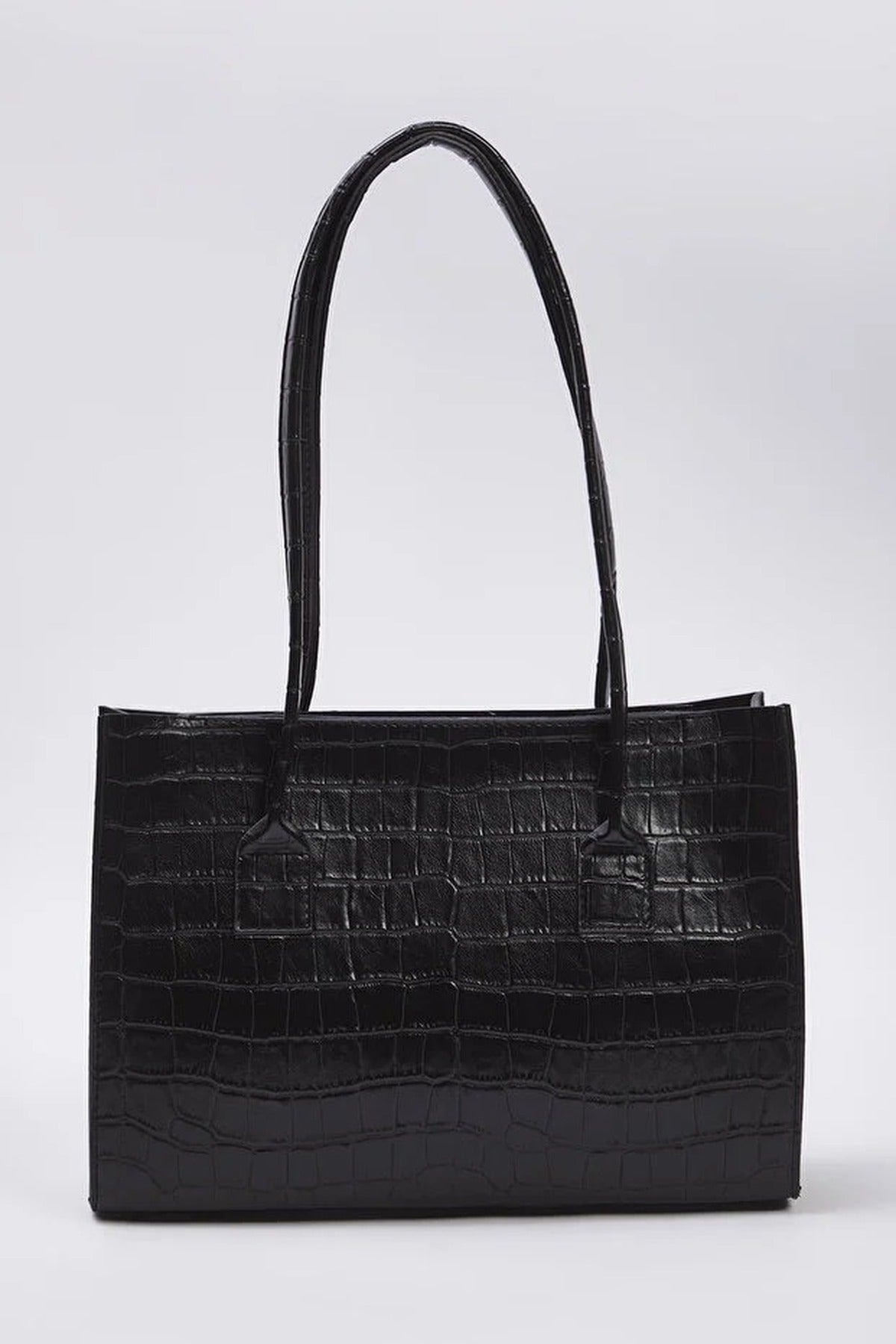 Textured Women's Midi Tote Shoulder Bag