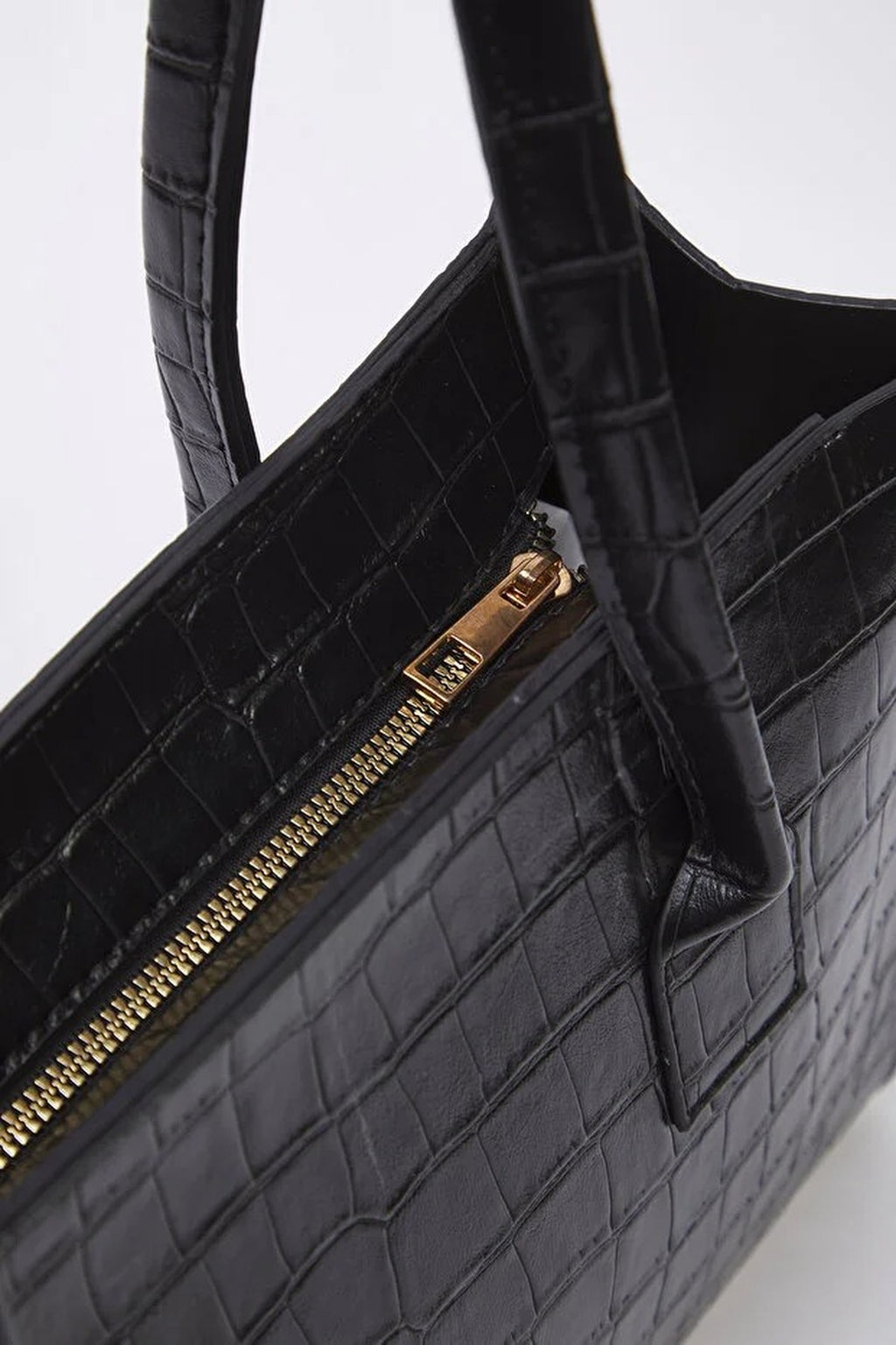 Textured Women's Midi Tote Shoulder Bag