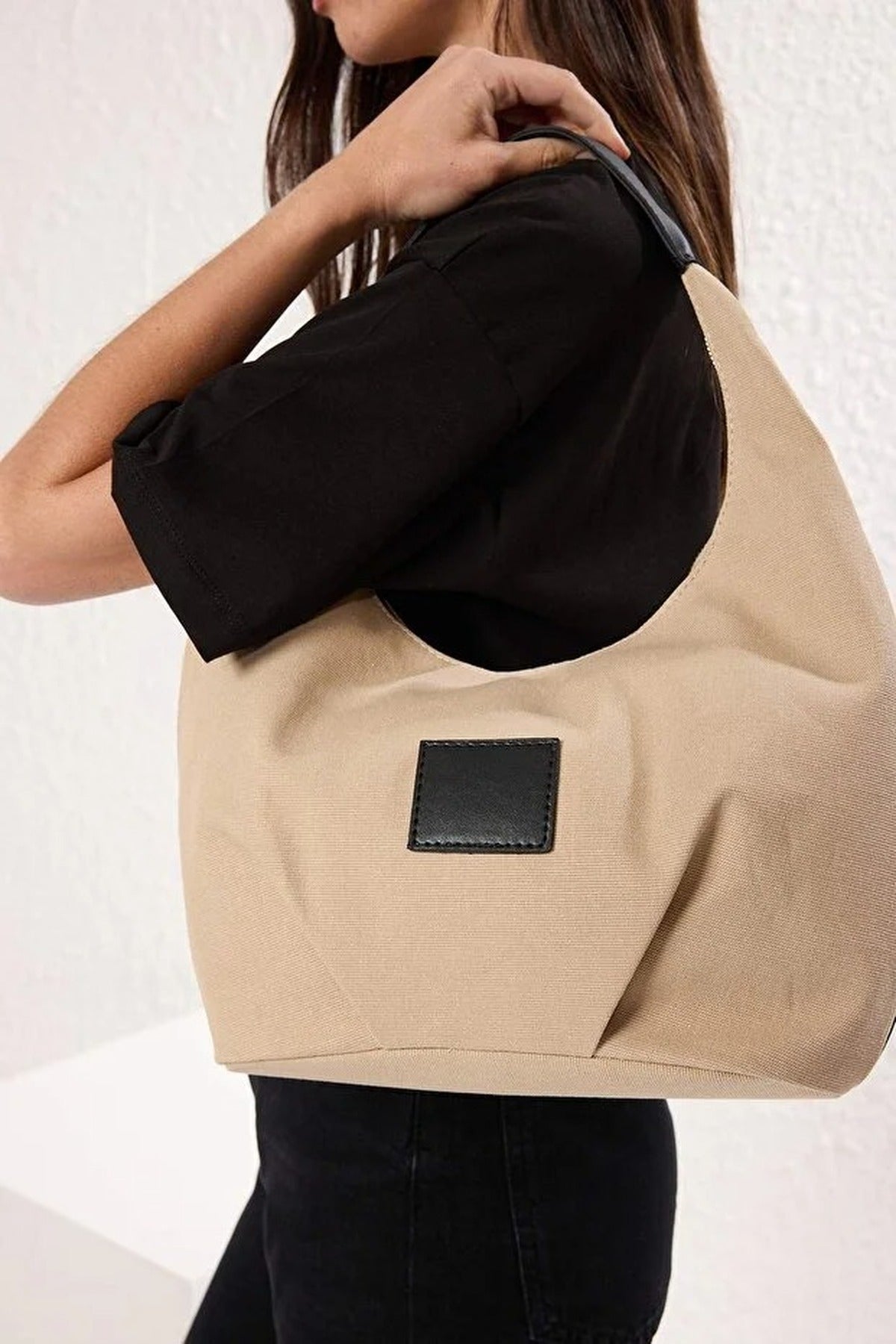 Canvas Women's Oval Medium Size Bag