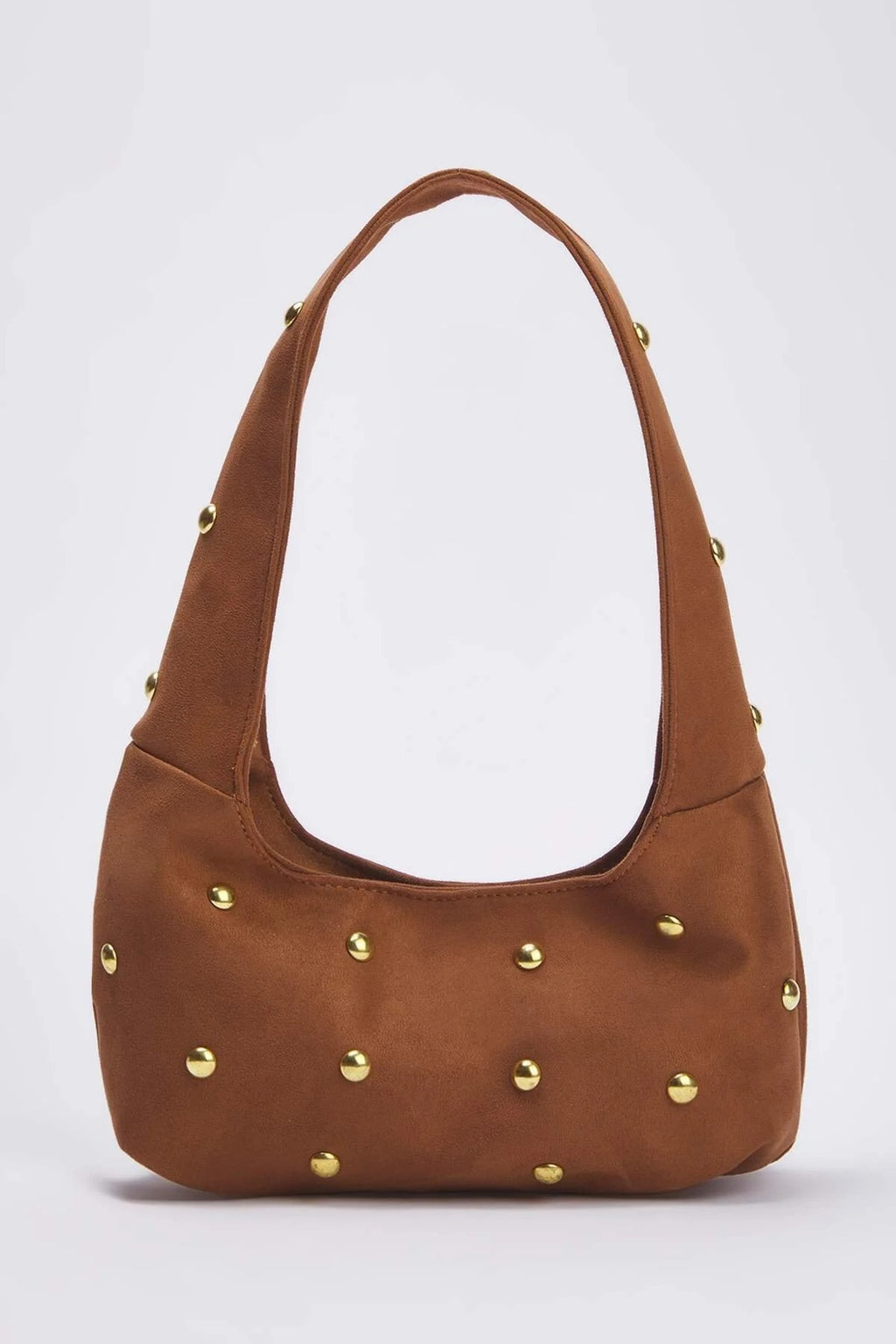 Trok Stone Embellished Women's Oval Medium Size Hand and Shoulder Bag