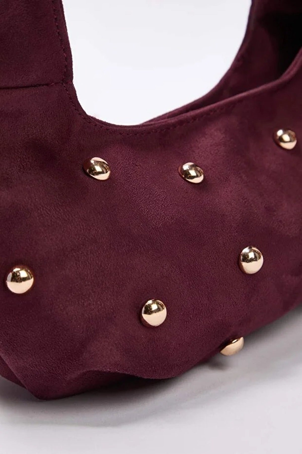 Trok Stone Embellished Women's Oval Medium Size Hand and Shoulder Bag
