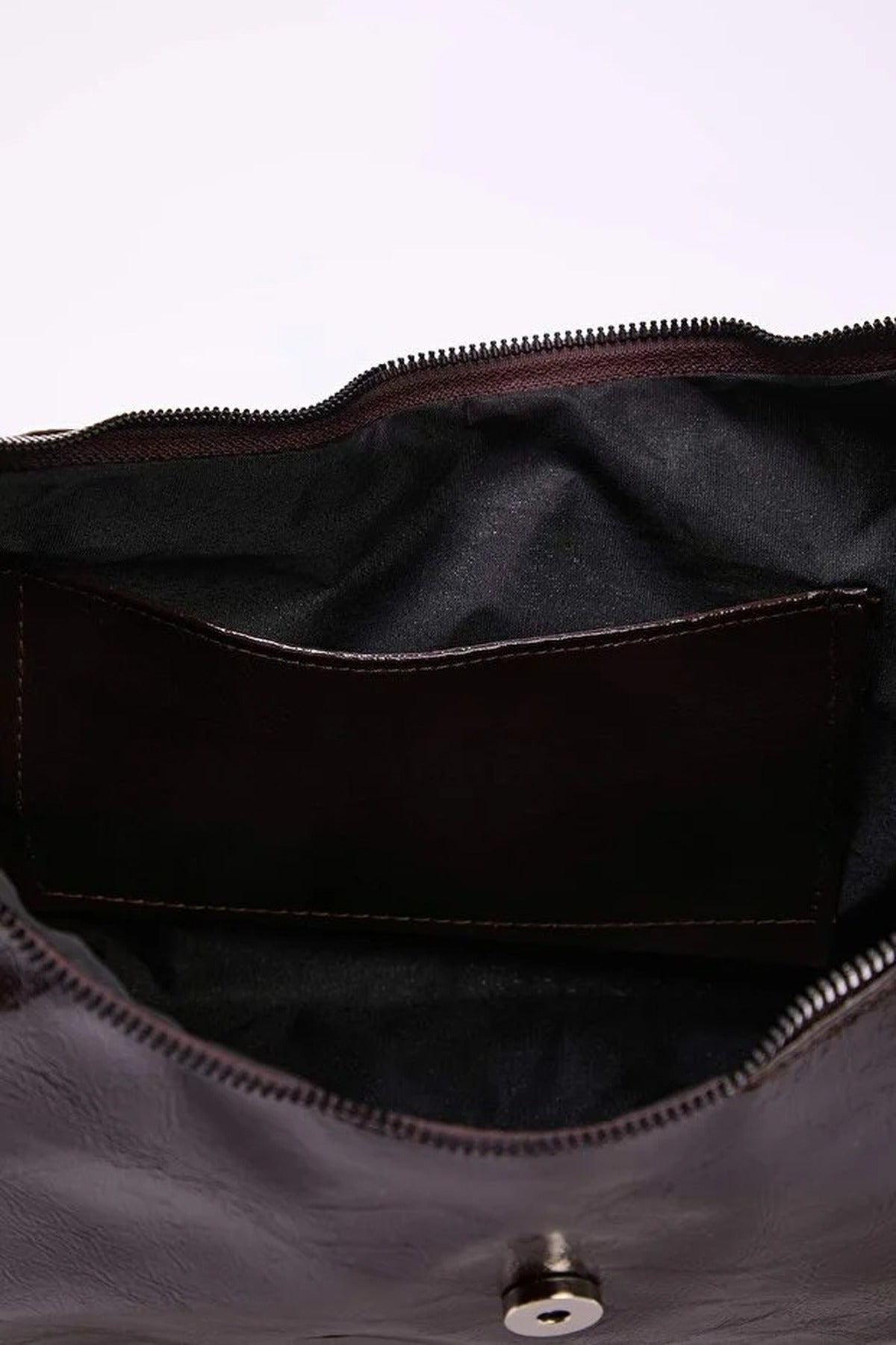 Trok Stone Embellished Belt Buckle Oval Women's Shoulder Bag
