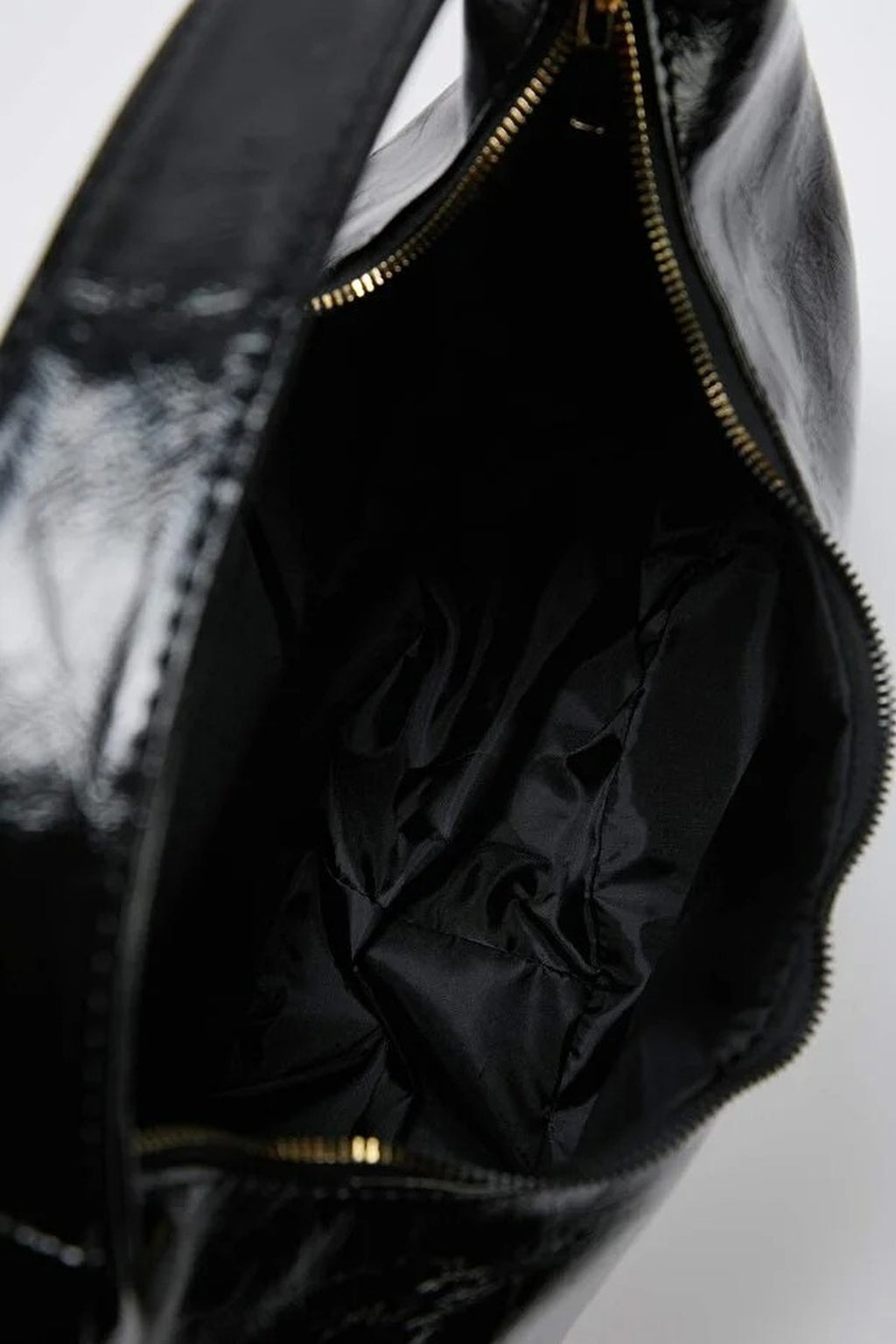 Suede Half Moon Women's Oval Shoulder Bag