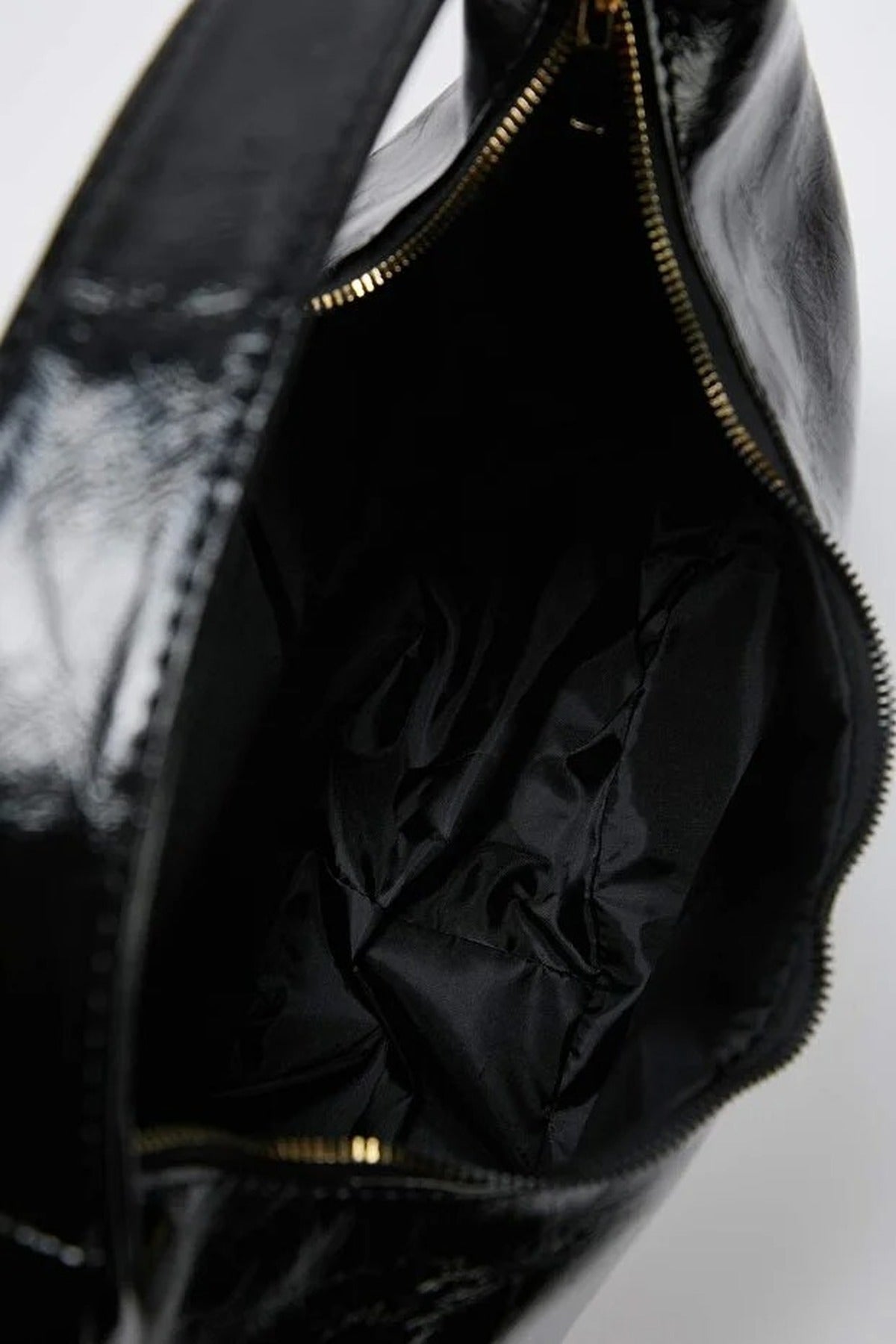 Suede Half Moon Women's Oval Shoulder Bag