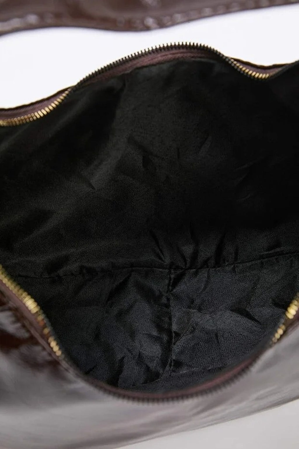 Suede Half Moon Women's Oval Shoulder Bag