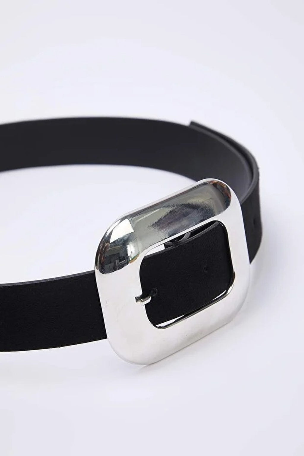 Women's Belt with Square Buckle