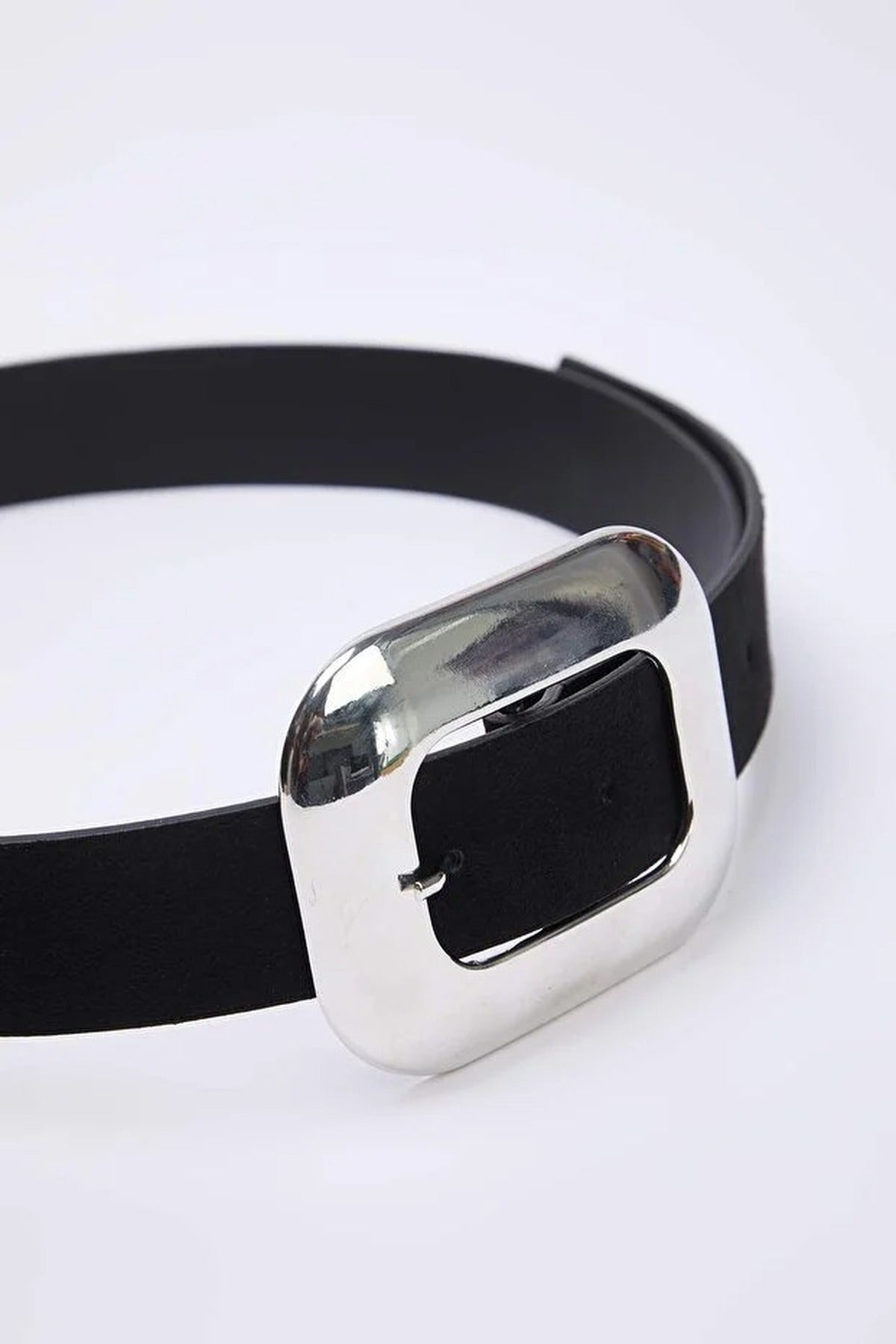 Women's Belt with Square Buckle