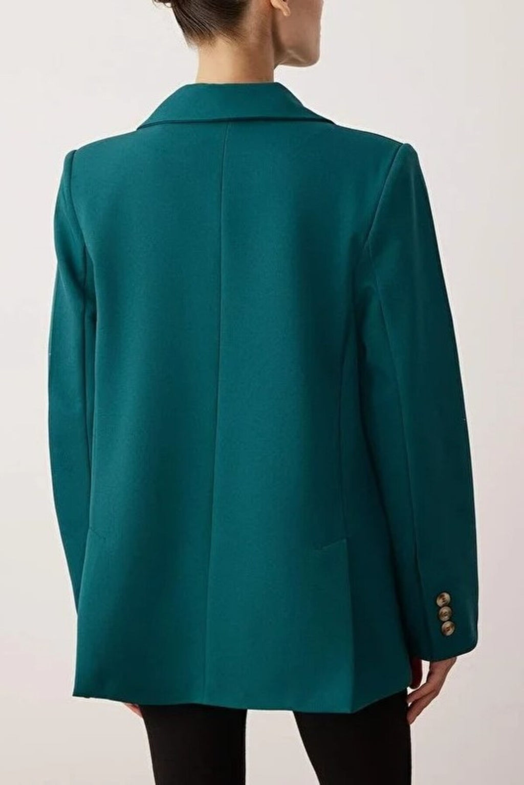 Lined Woven Blazer Jacket