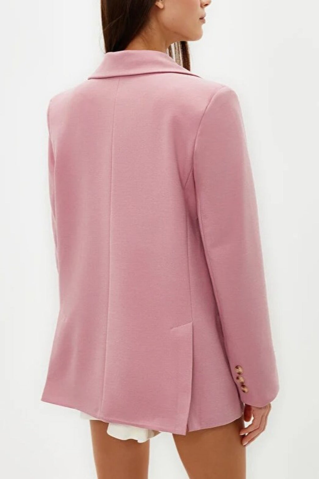 Lined Woven Blazer Jacket