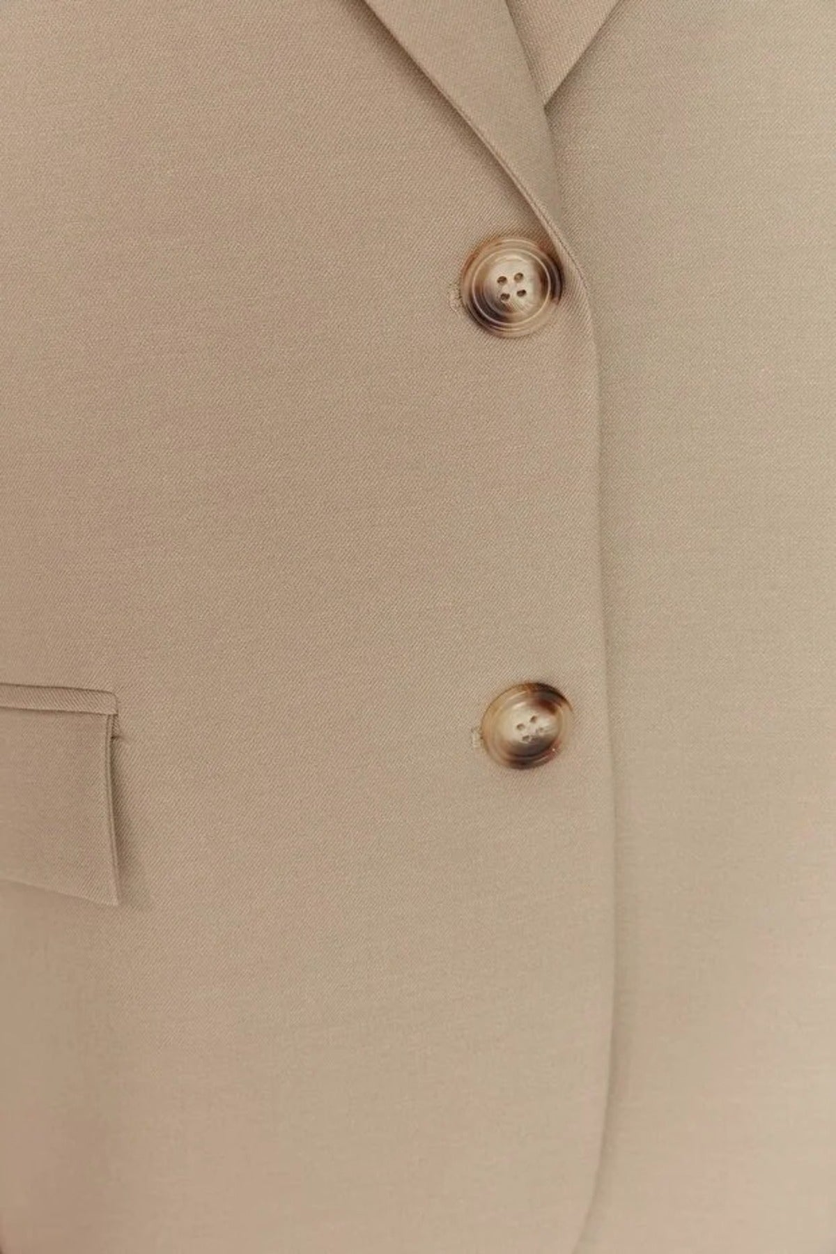 Lined Woven Blazer Jacket