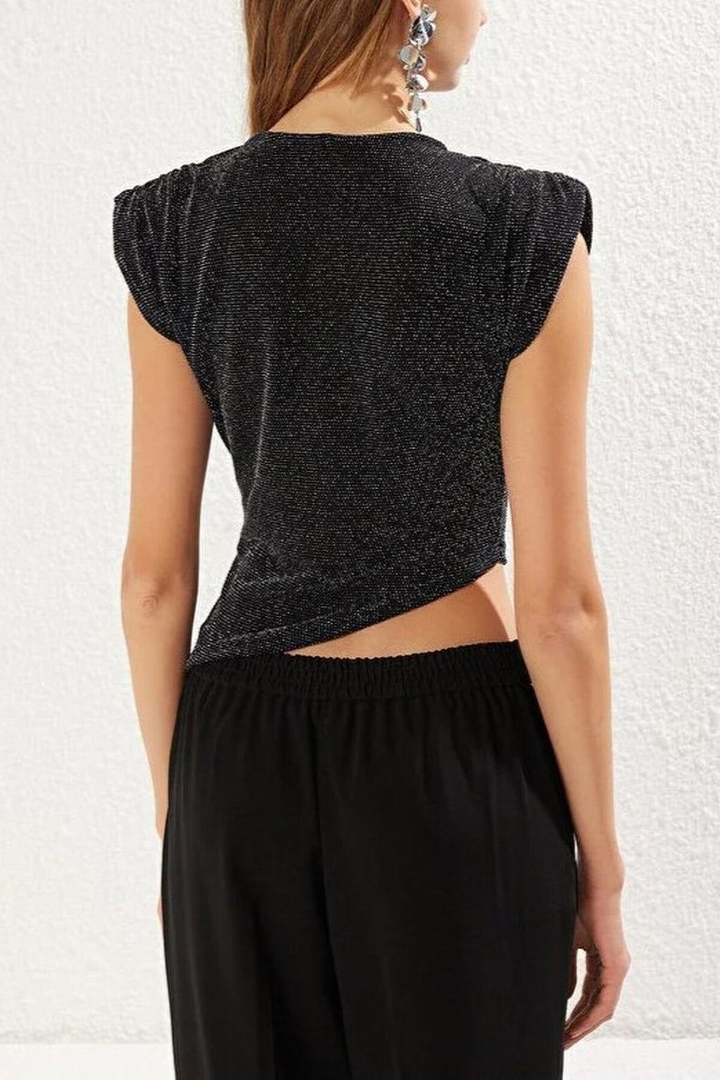 Glittery Knitted Blouse