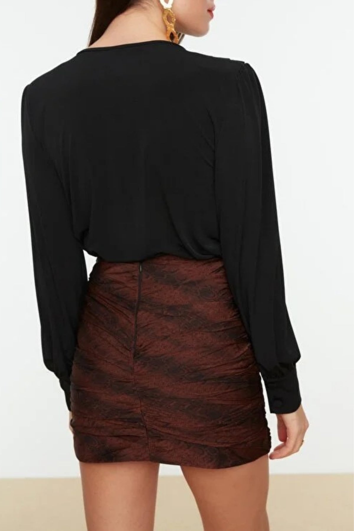 Wrapped Knit Bodysuit