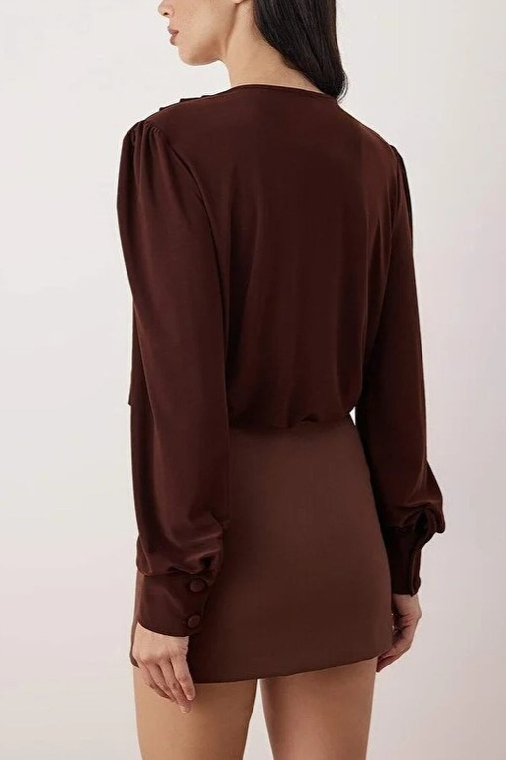 Wrapped Knit Bodysuit