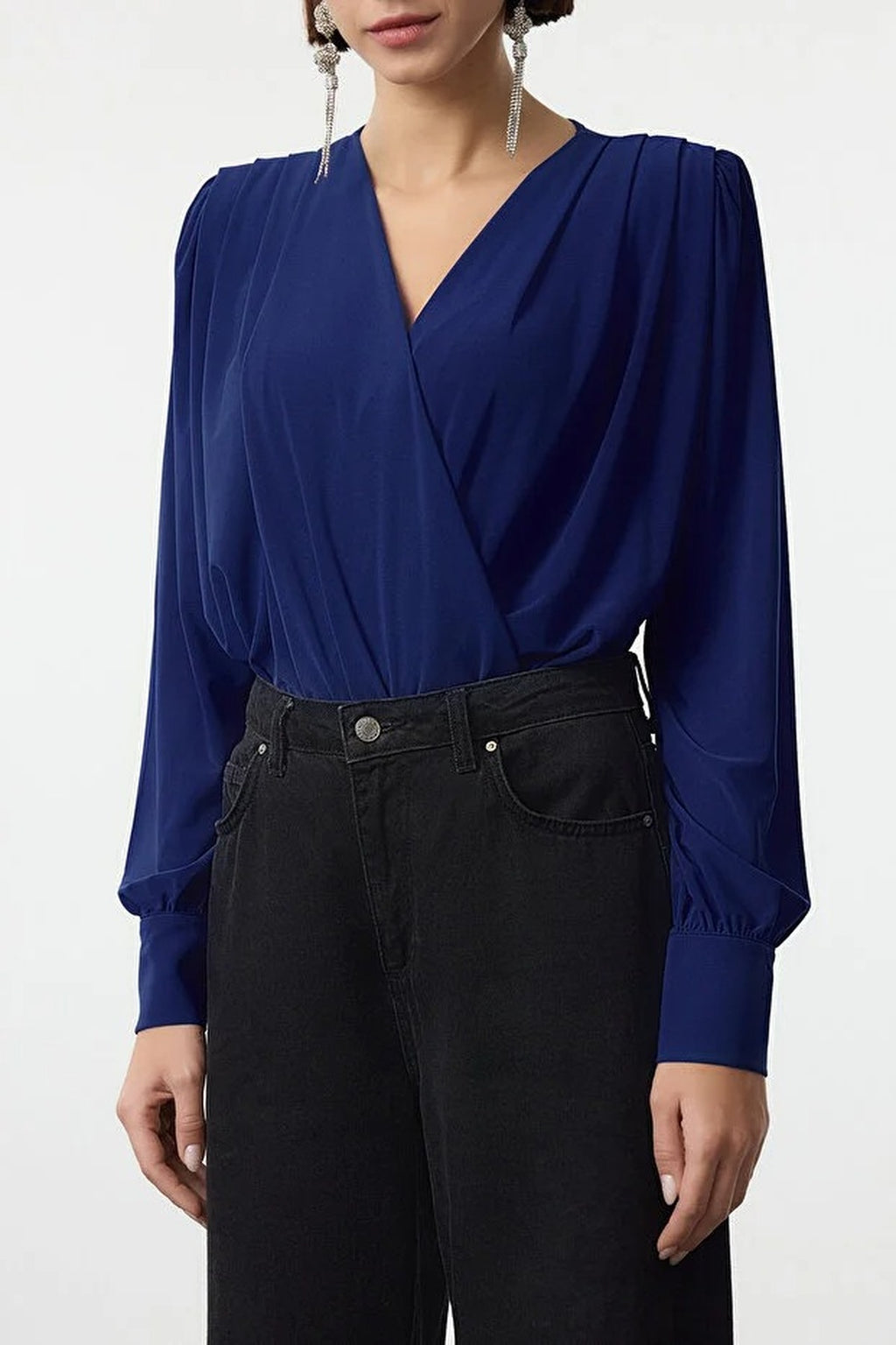 Wrapped Knit Bodysuit