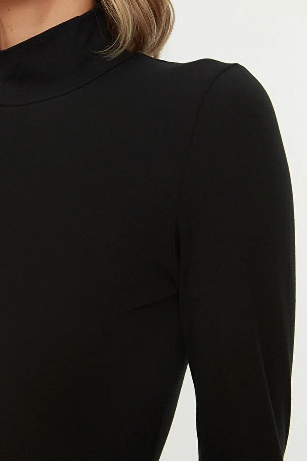 Turtleneck Knit Bodysuit