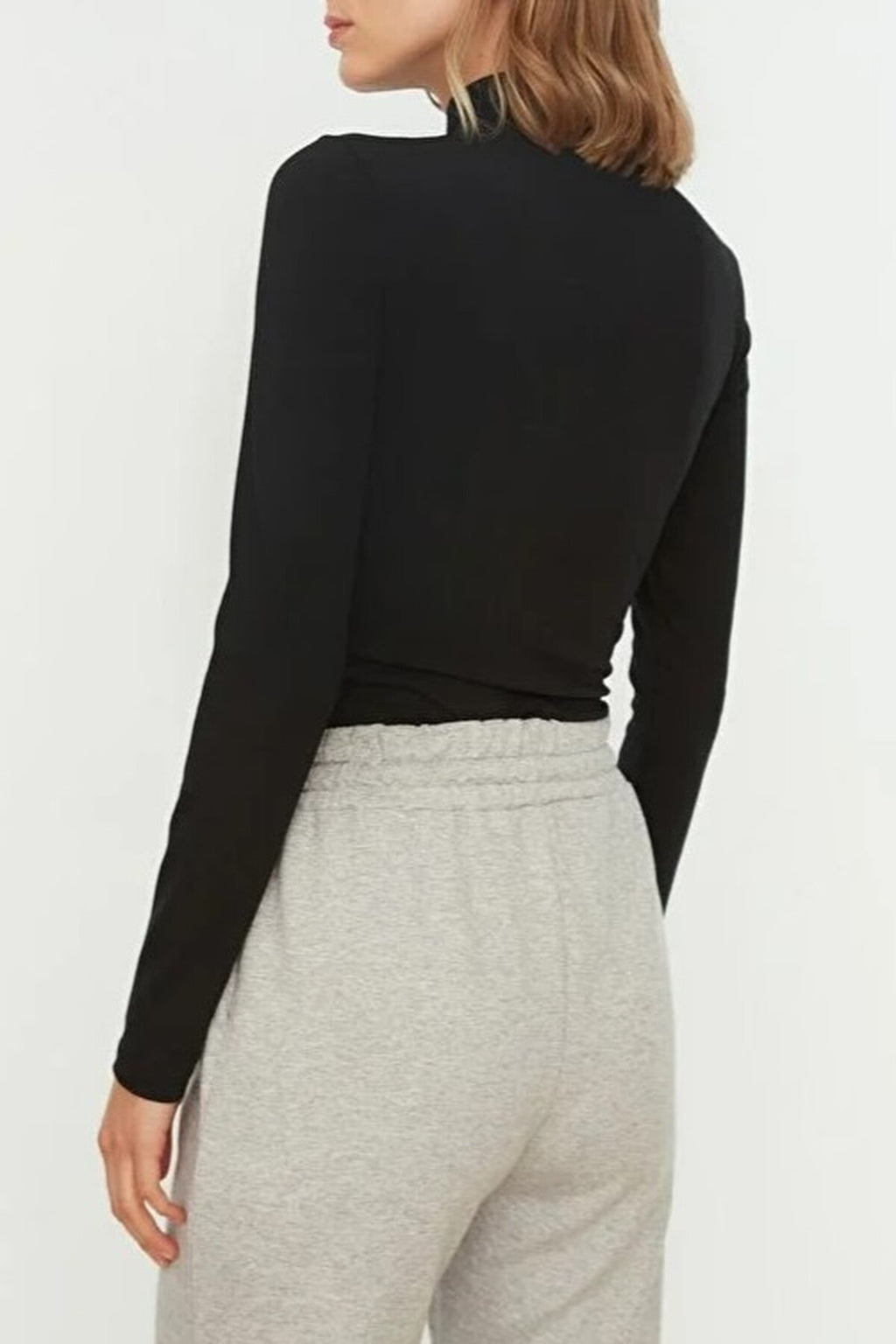 Turtleneck Knit Bodysuit
