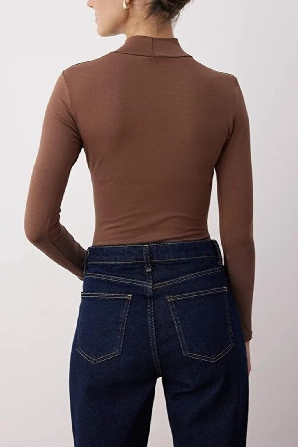 Turtleneck Knit Bodysuit