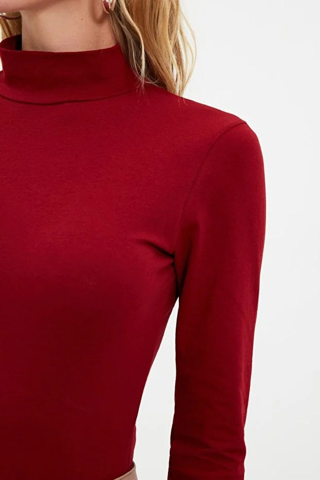 Turtleneck Knit Bodysuit