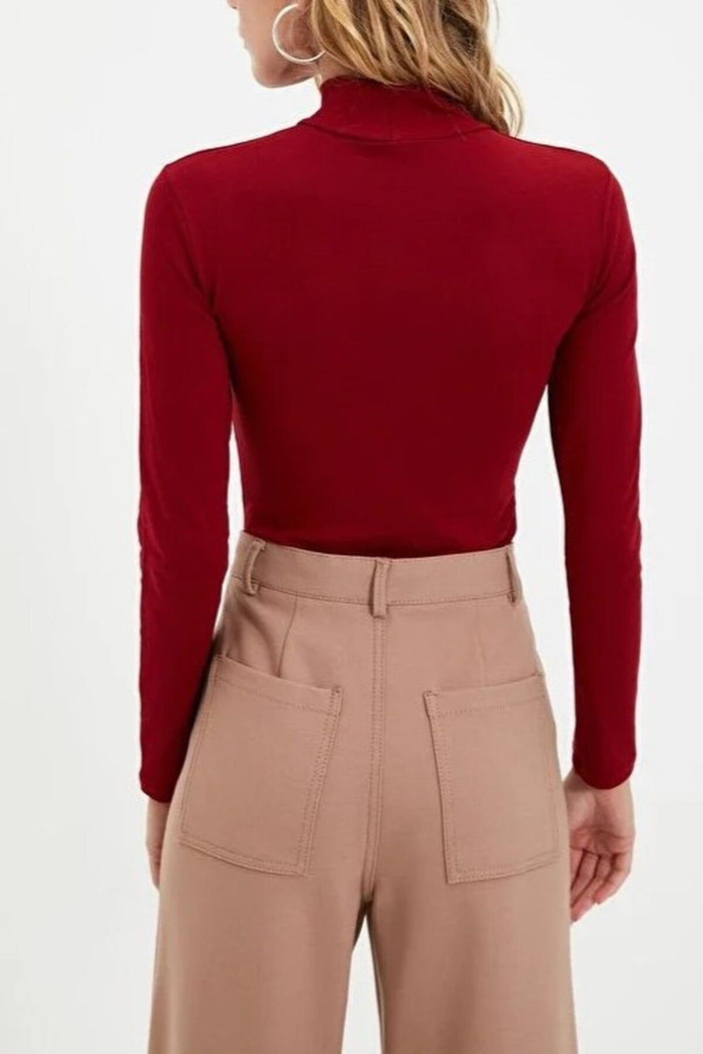 Turtleneck Knit Bodysuit