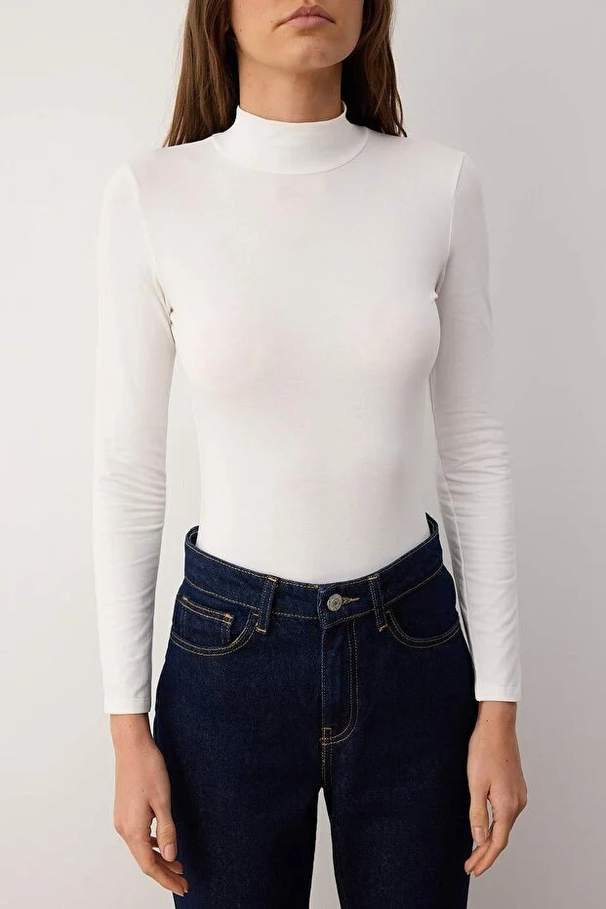 Turtleneck Knit Bodysuit