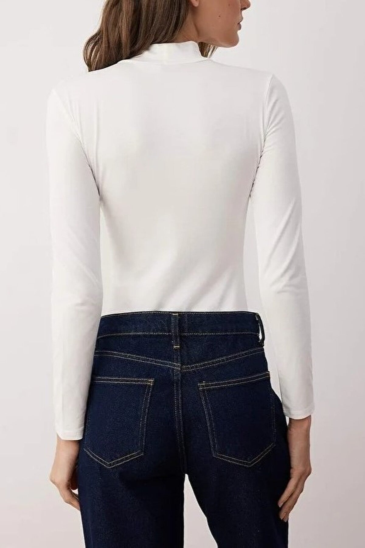 Turtleneck Knit Bodysuit