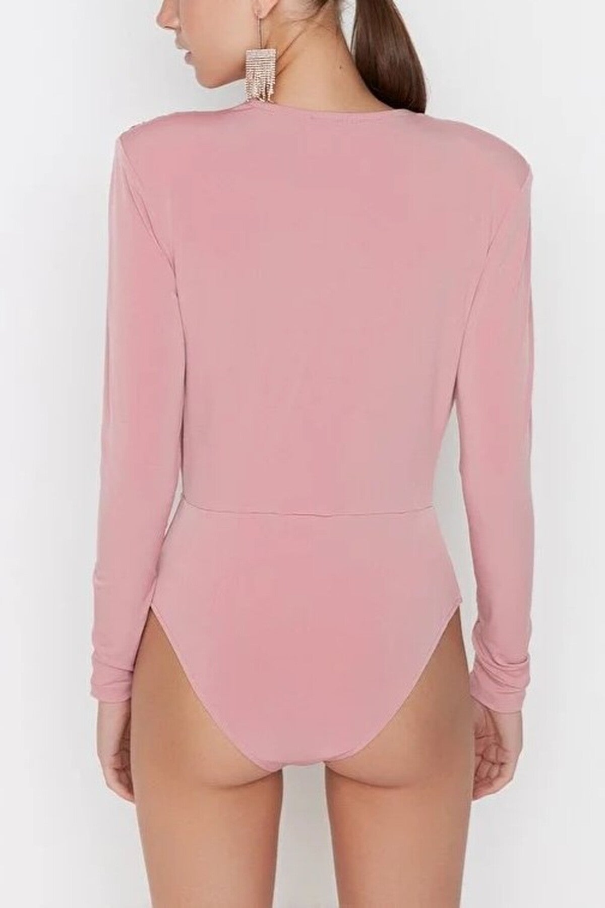 Double-Breasted Knit Bodysuit