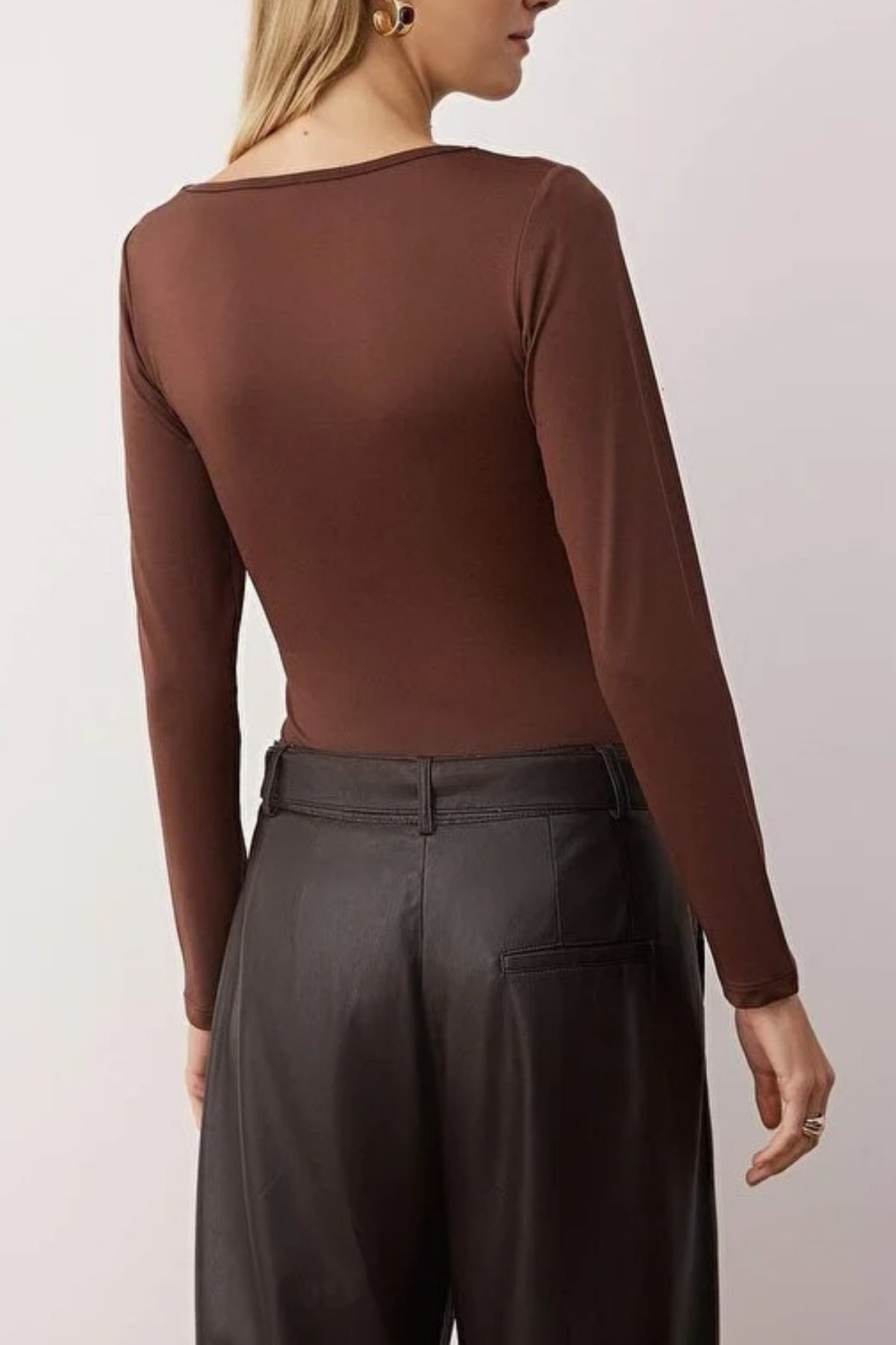 Knit Bodysuit with Accessory Detail